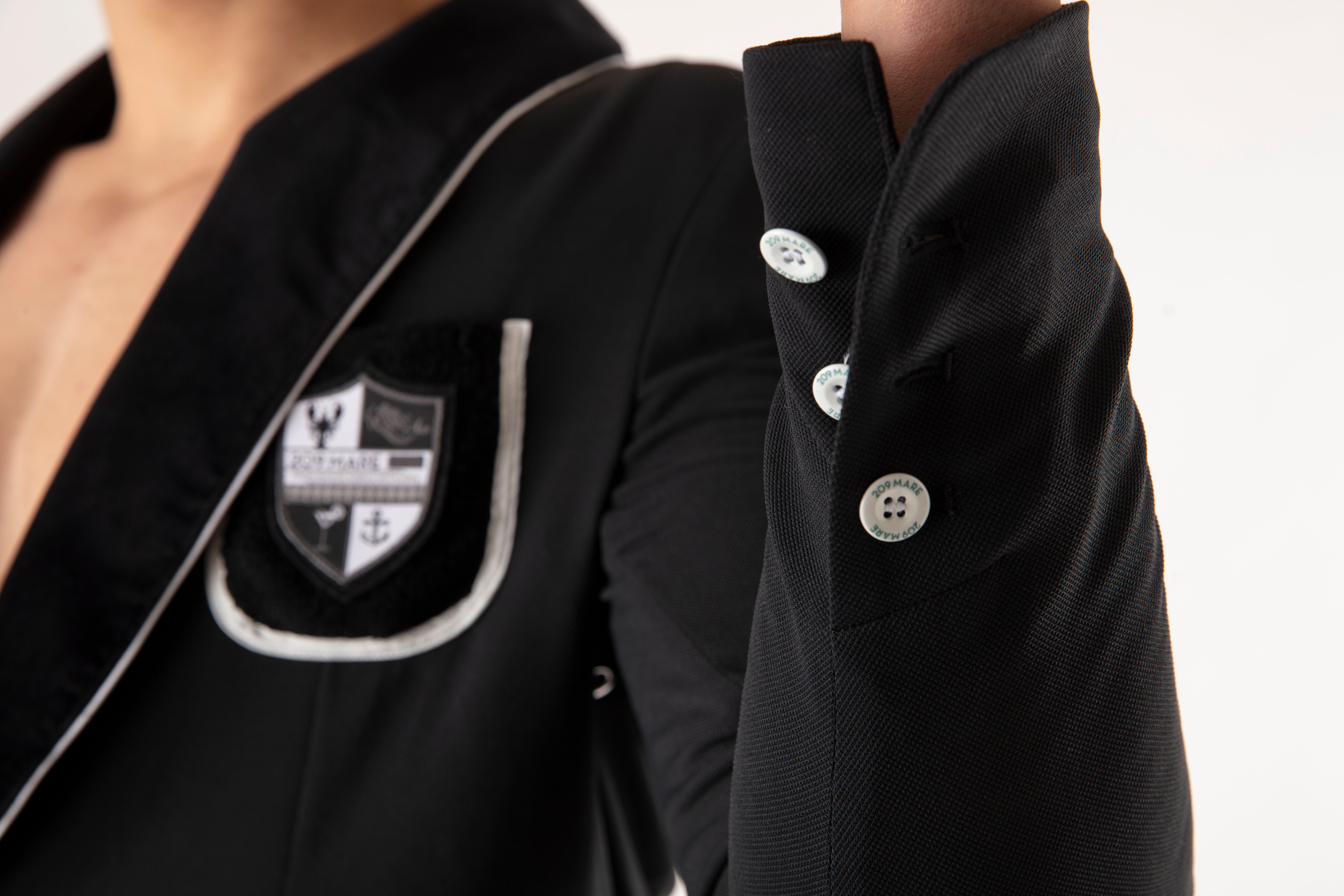 Paloma Crested Beach Blazer - Black - Black