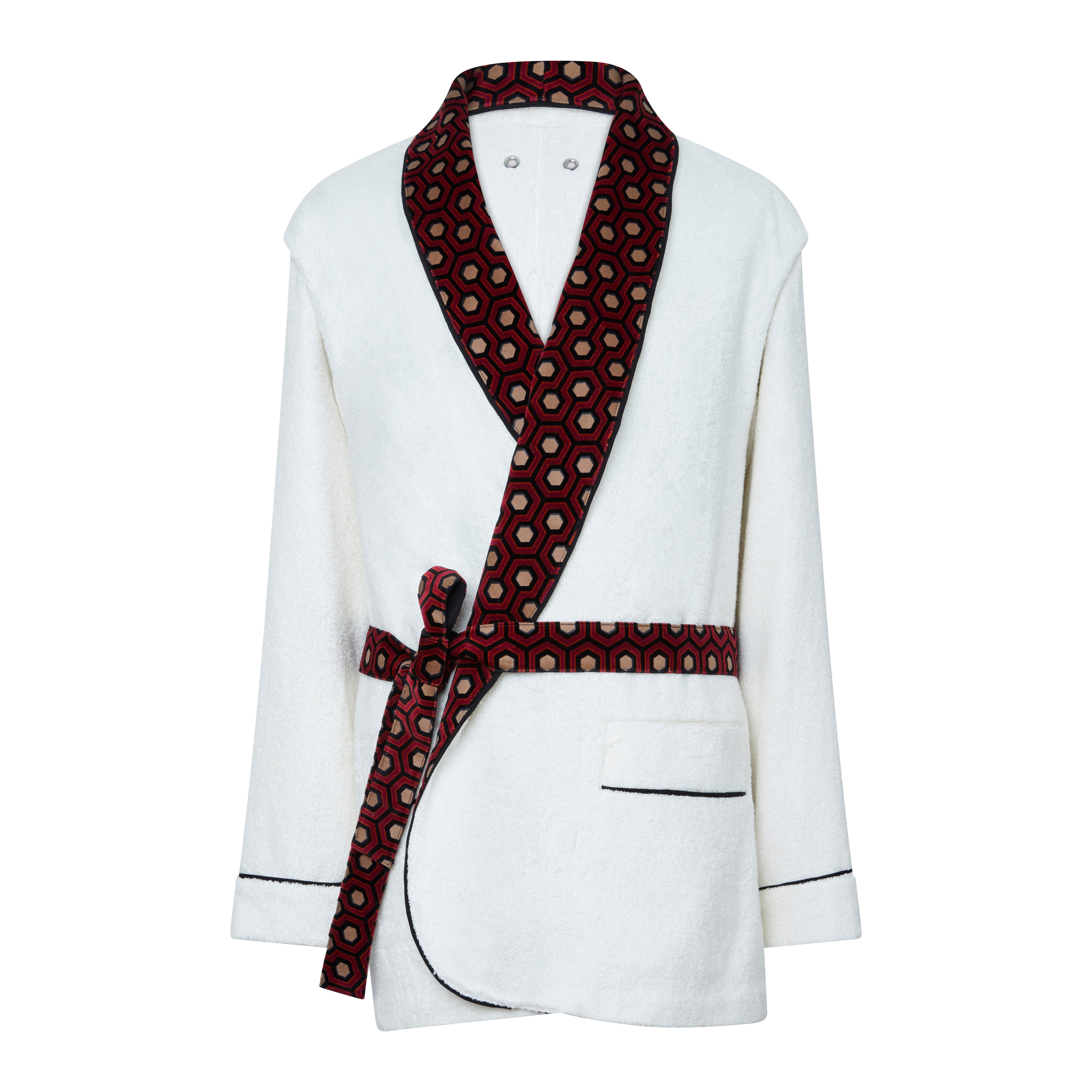 Le Palmier Hexagon Robe Unisex - S/M / Vanilla Hexagon