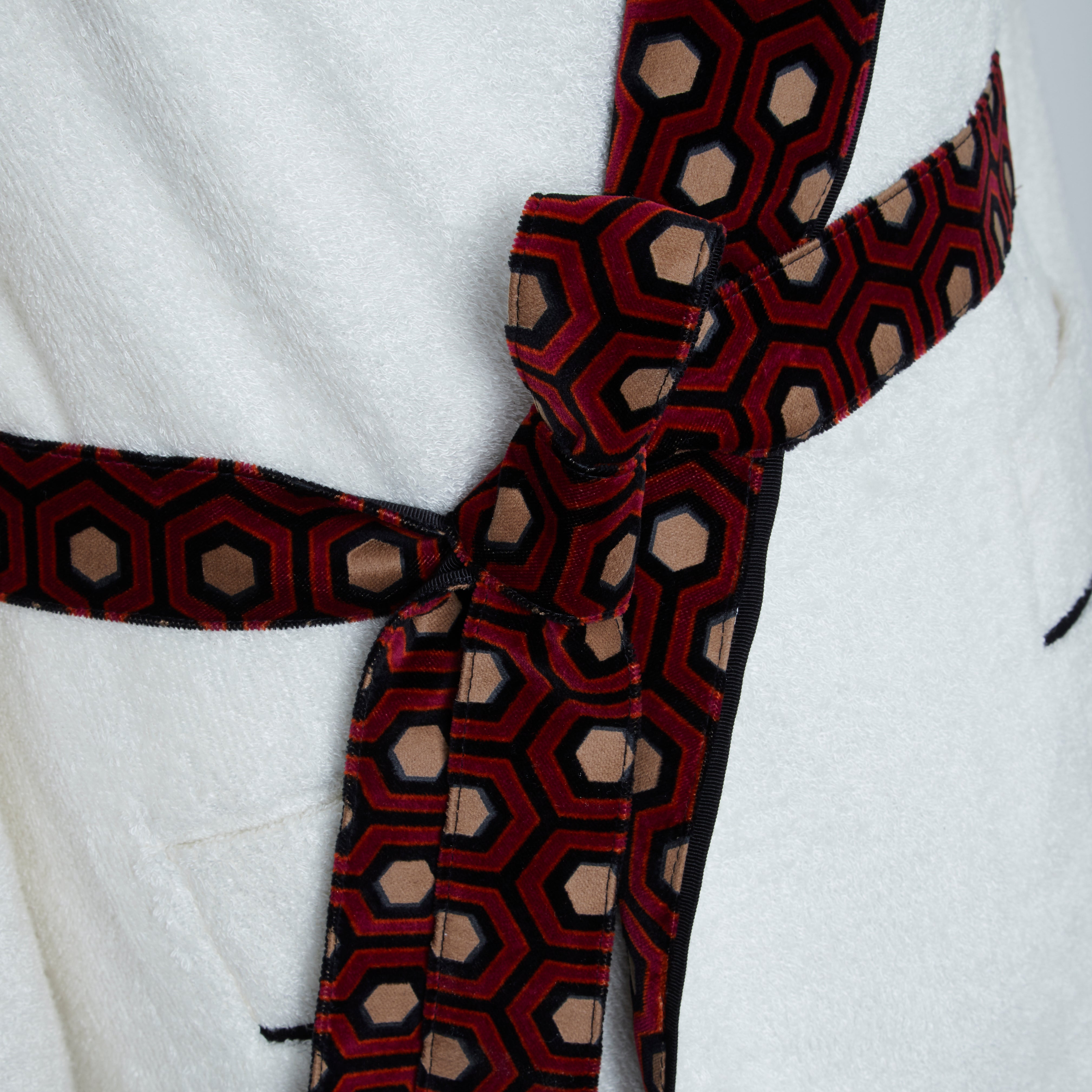 Le Palmier Hexagon Robe Unisex - S/M / Vanilla Hexagon