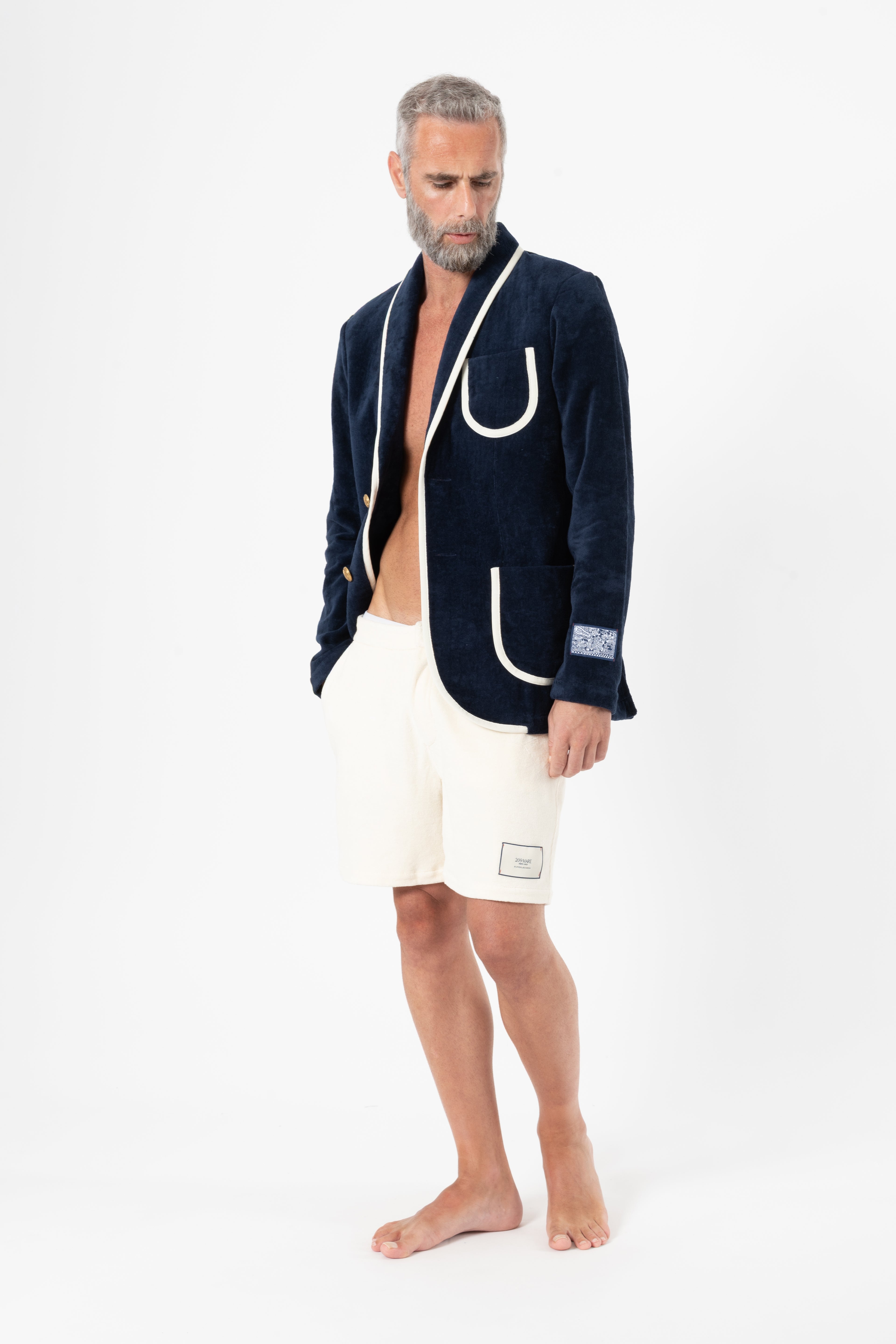 The Anjuna - Navy / Off-White