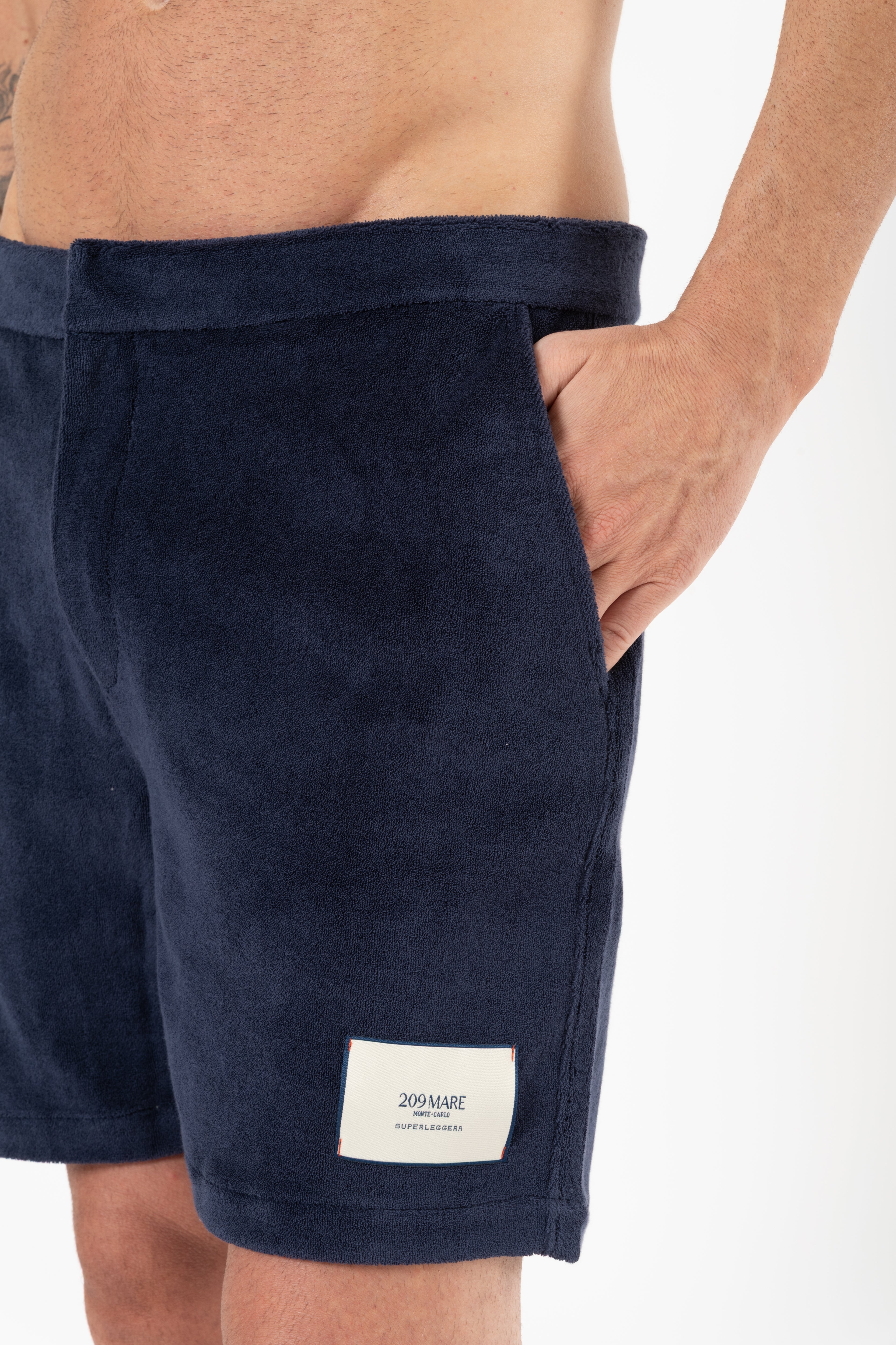 SUPERLEGGERA LARVOTTO SHORTS - NAVY