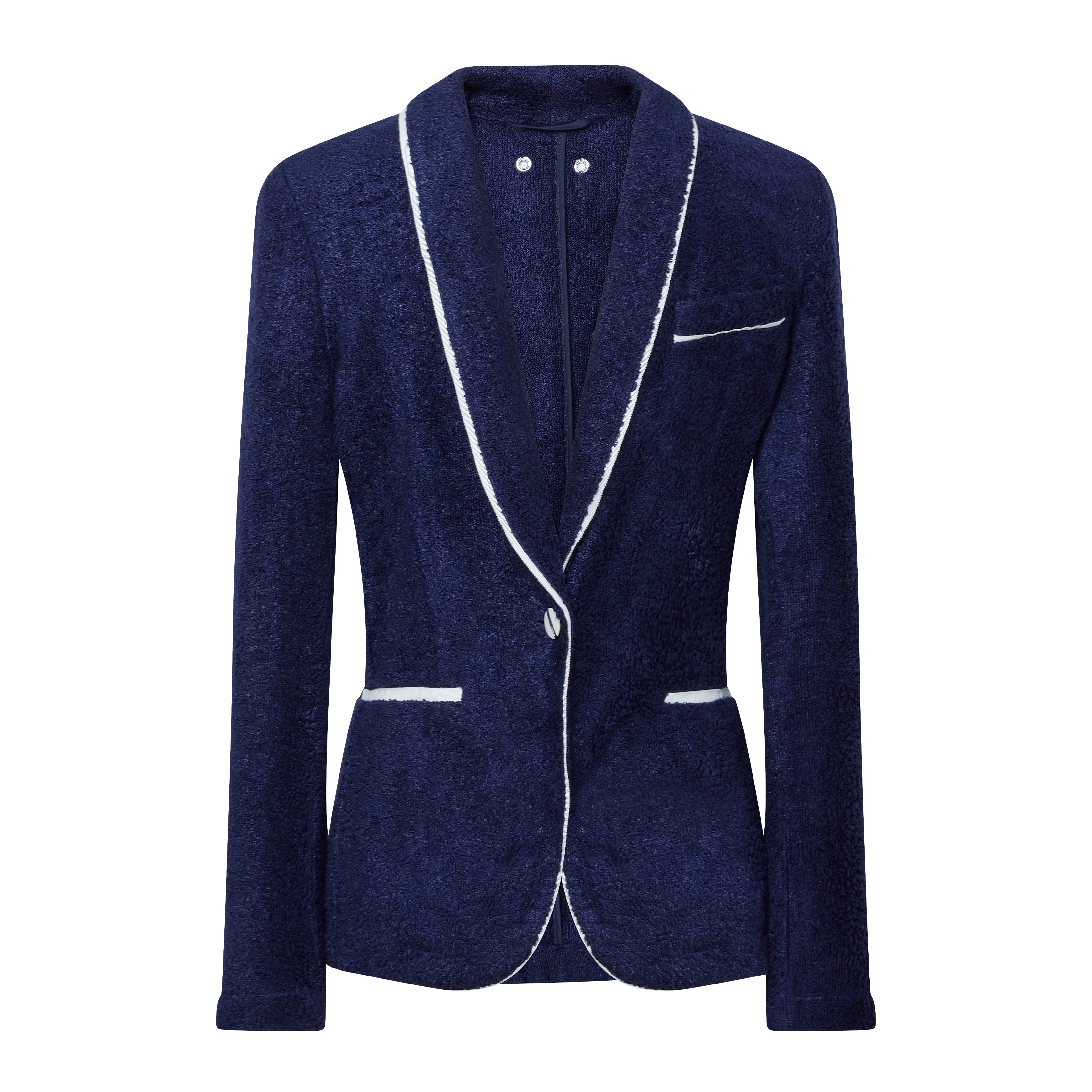 The 55 Women's Beach Blazer - Navy-Off white