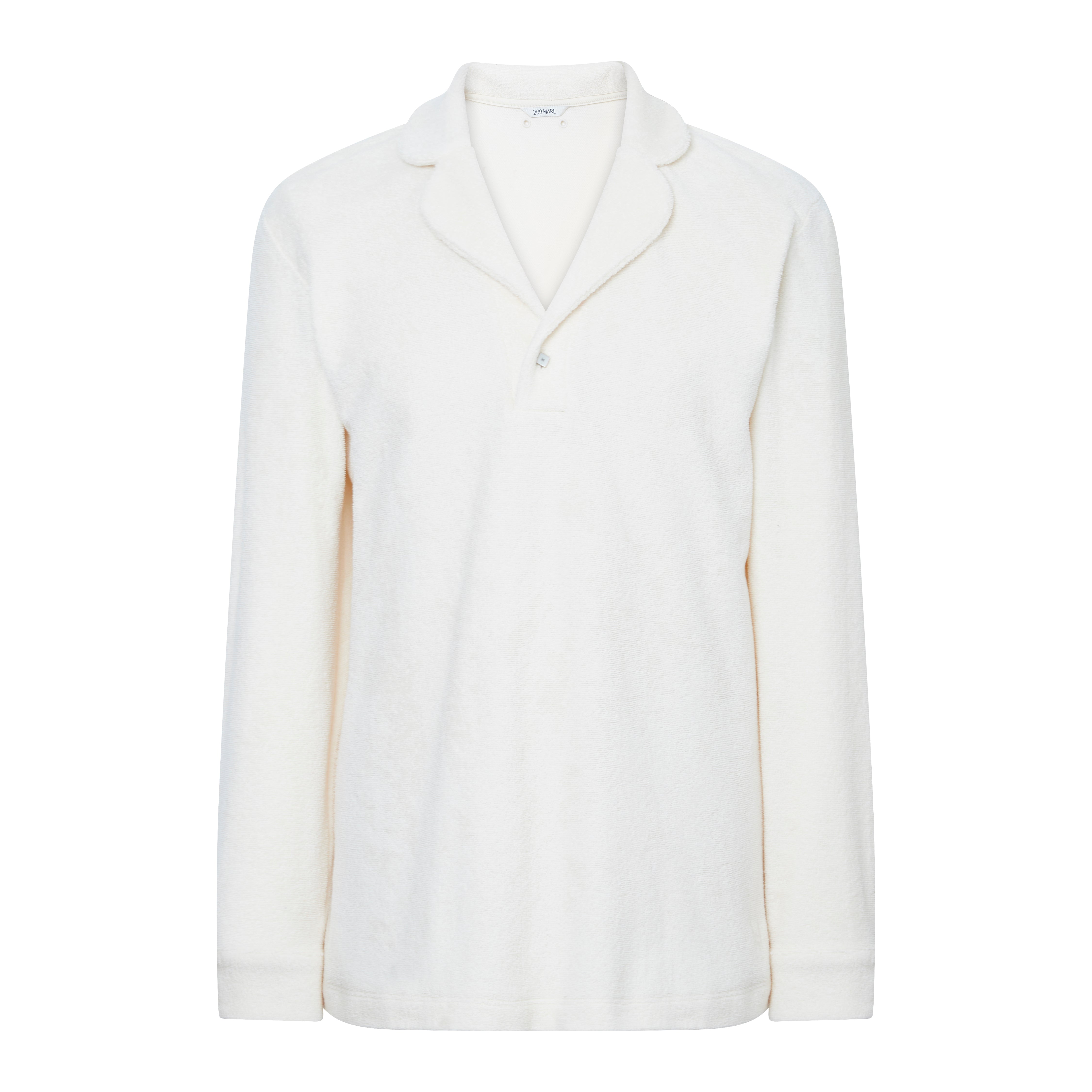 Paradiso Long Sleeve Polo Shirt - VANILLA