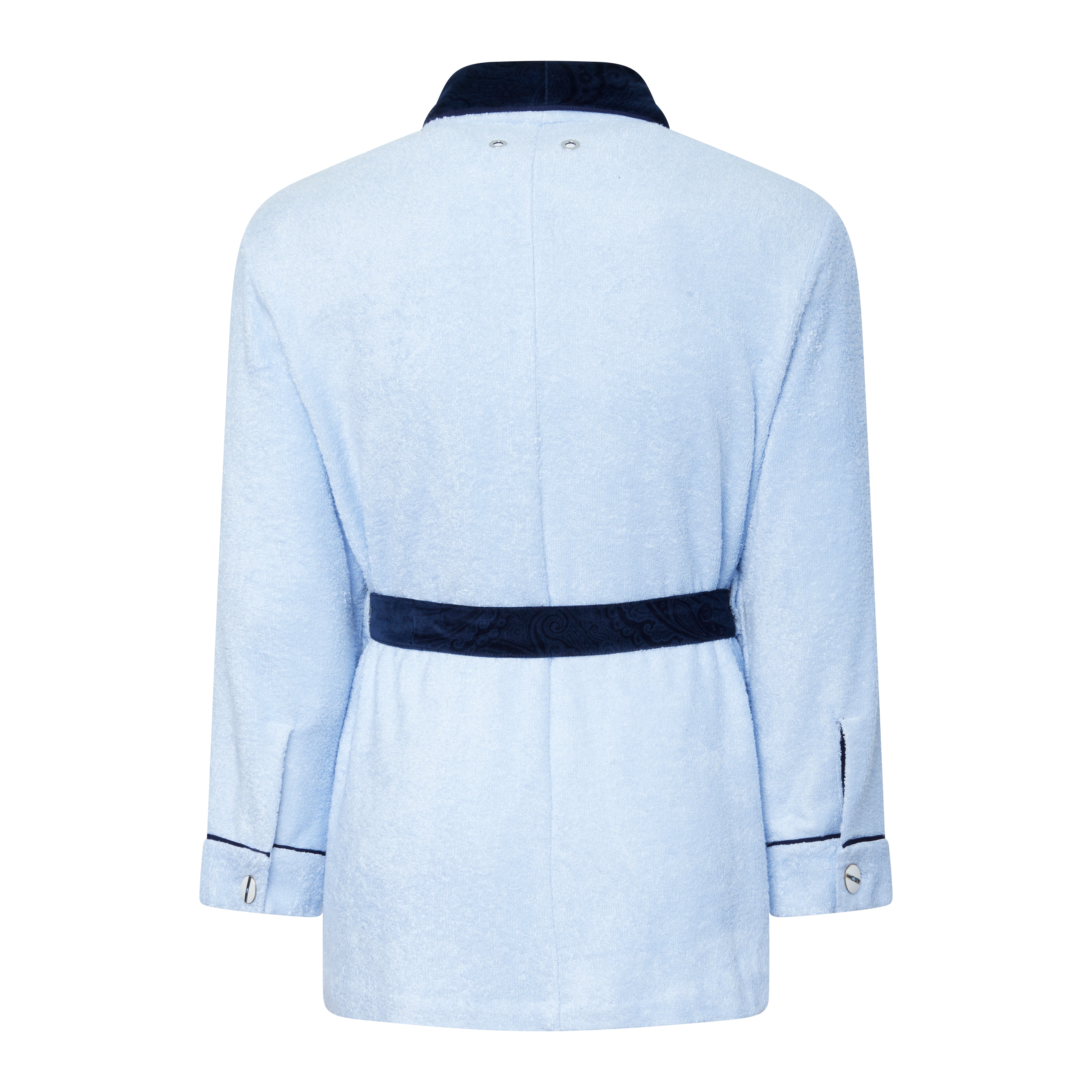 Le Palmier Robe Unisex - M/L / Sky Navy Paisley