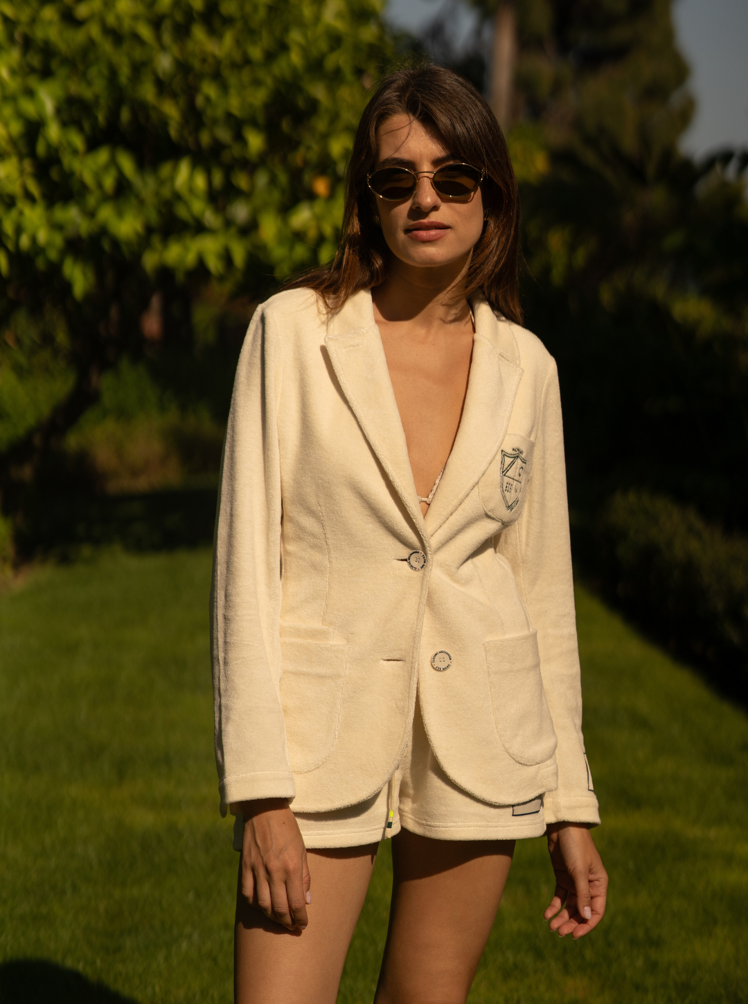SUPERLEGGERA BLAZER WOMEN - OFF WHITE