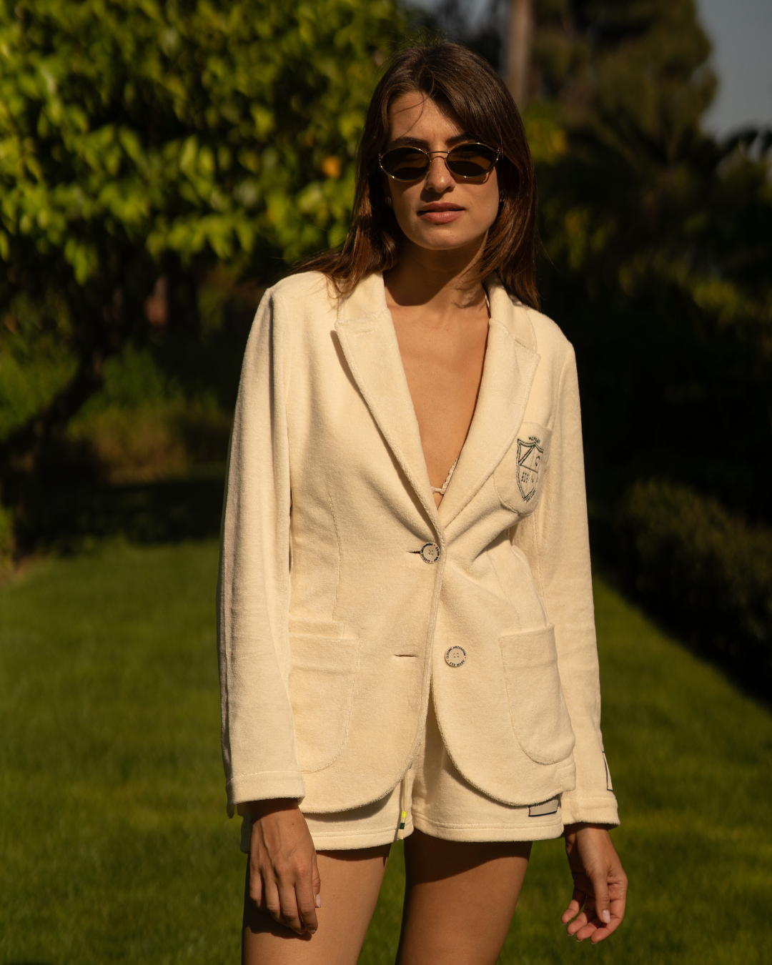 SUPERLEGGERA BLAZER WOMEN - OFF WHITE