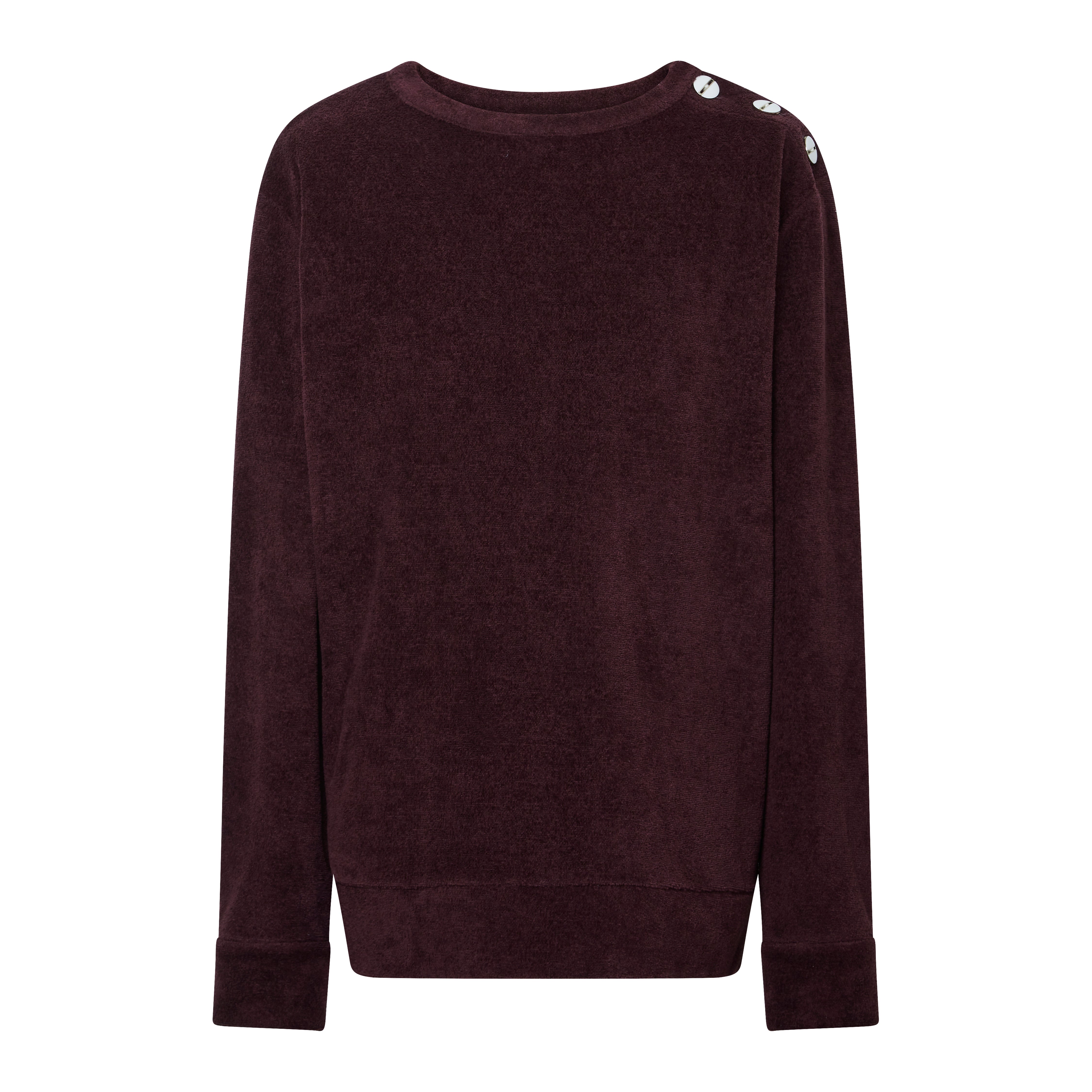 Byblos Crew-Neck Sweater - Burgundy