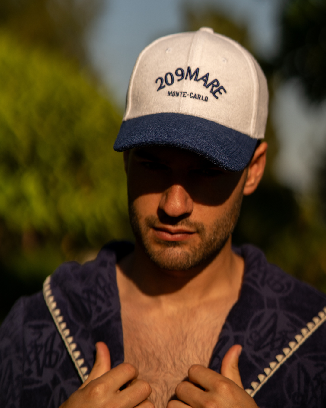 CAP 209MARE OFF WHITE/NAVY