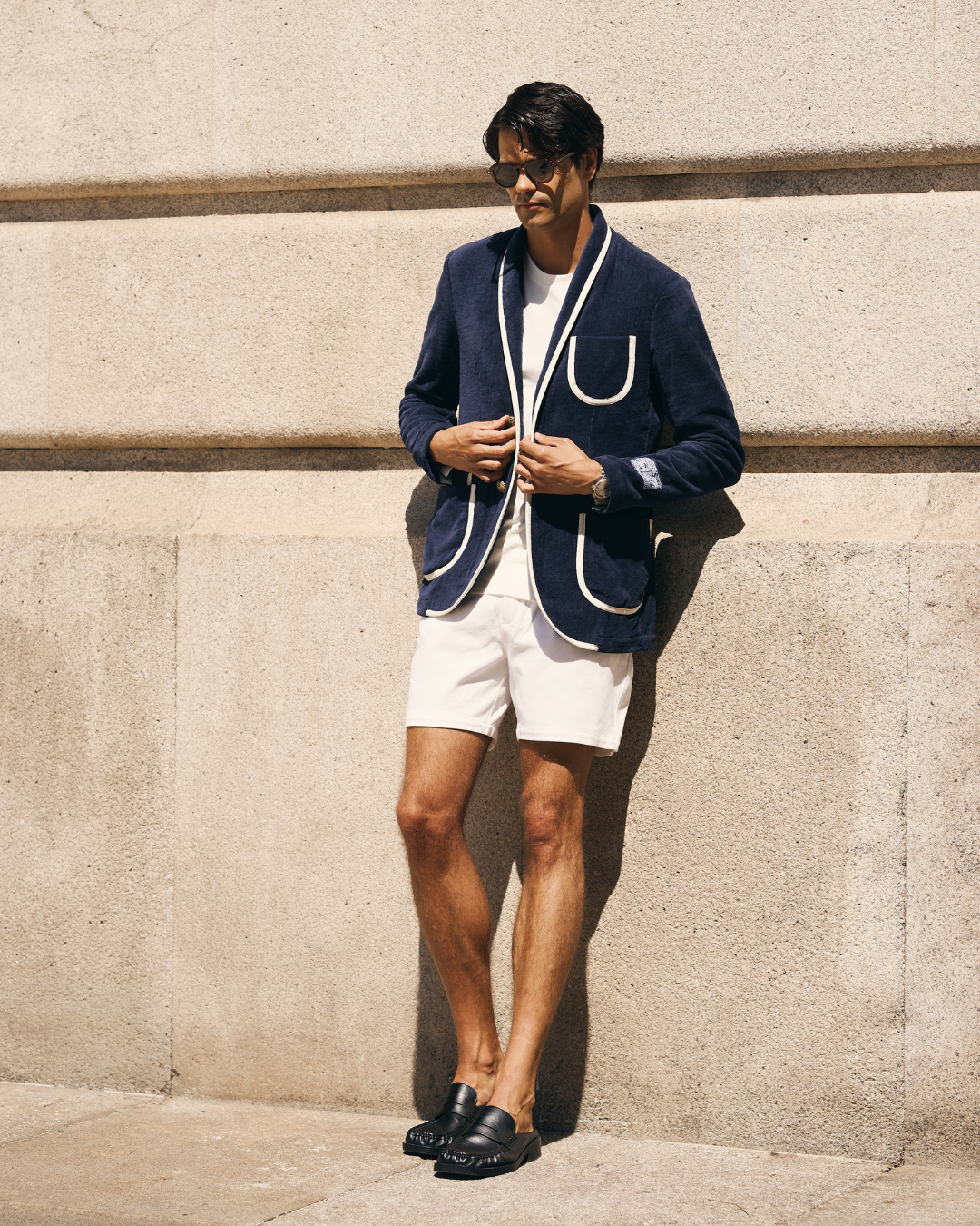 The Anjuna - Navy / Off-White