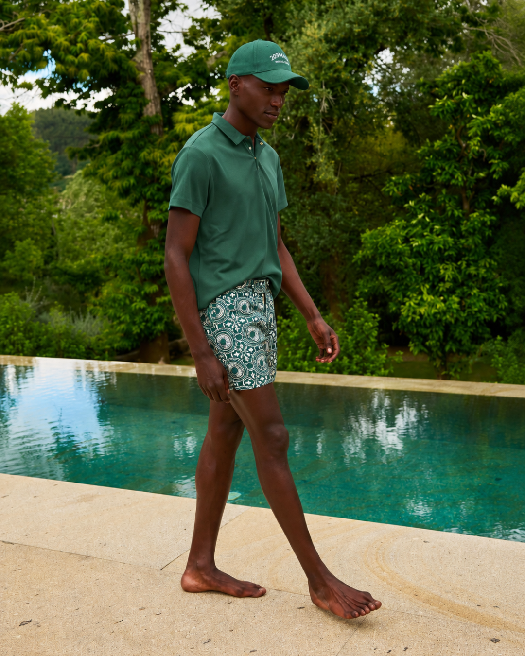 Swim Shorts - Tavavera Green