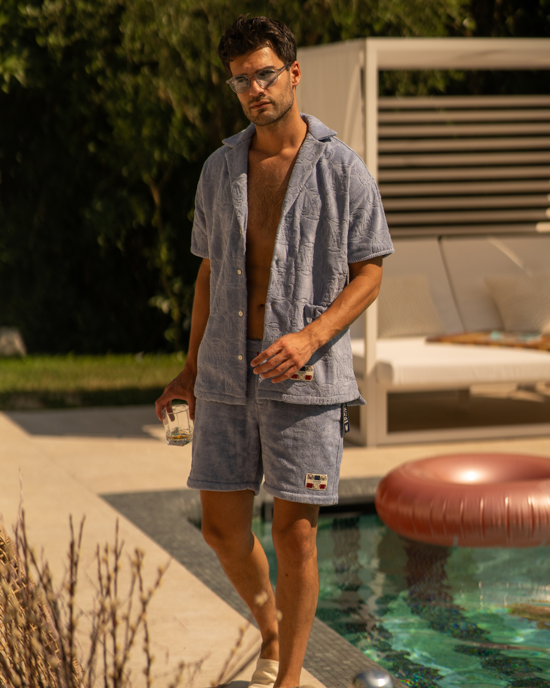 The Bohemian Jacquard Men - STONEWASH
