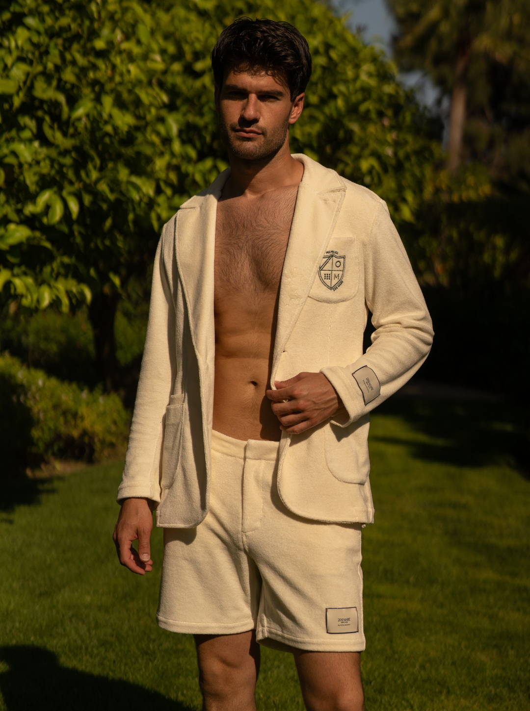 SUPERLEGGERA LARVOTTO SHORTS - OFF WHITE