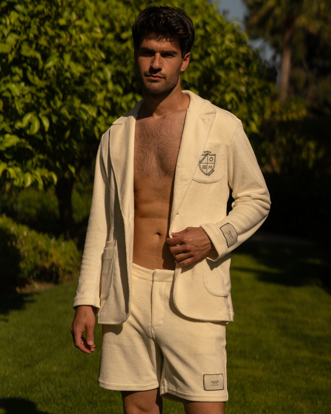 SUPERLEGGERA LARVOTTO SHORTS - OFF WHITE