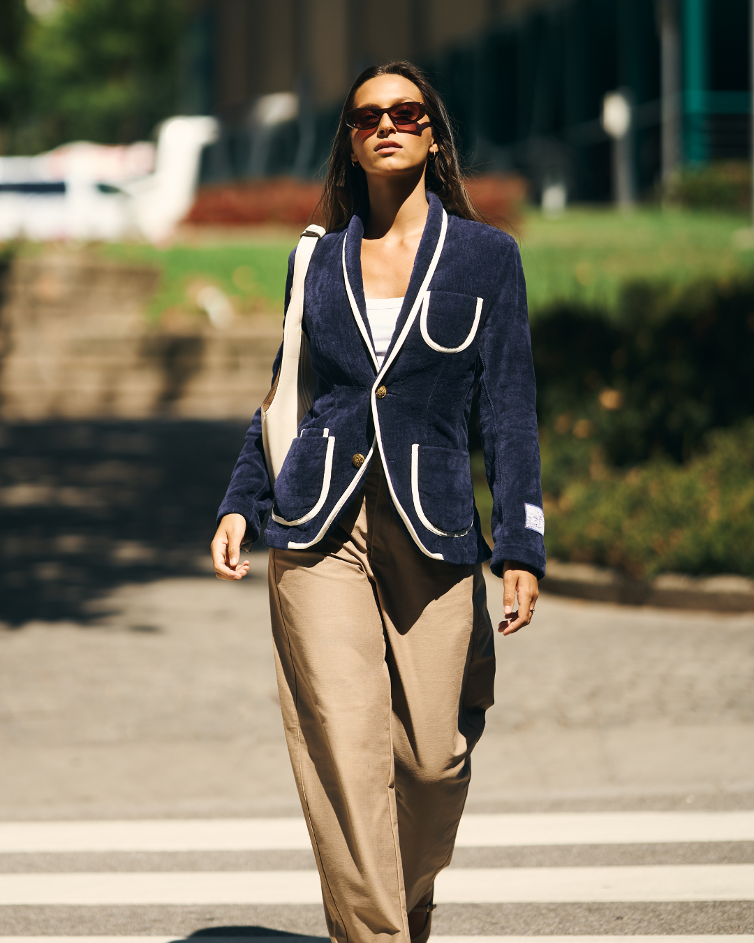 The Anjuna Women - Navy/Off-White