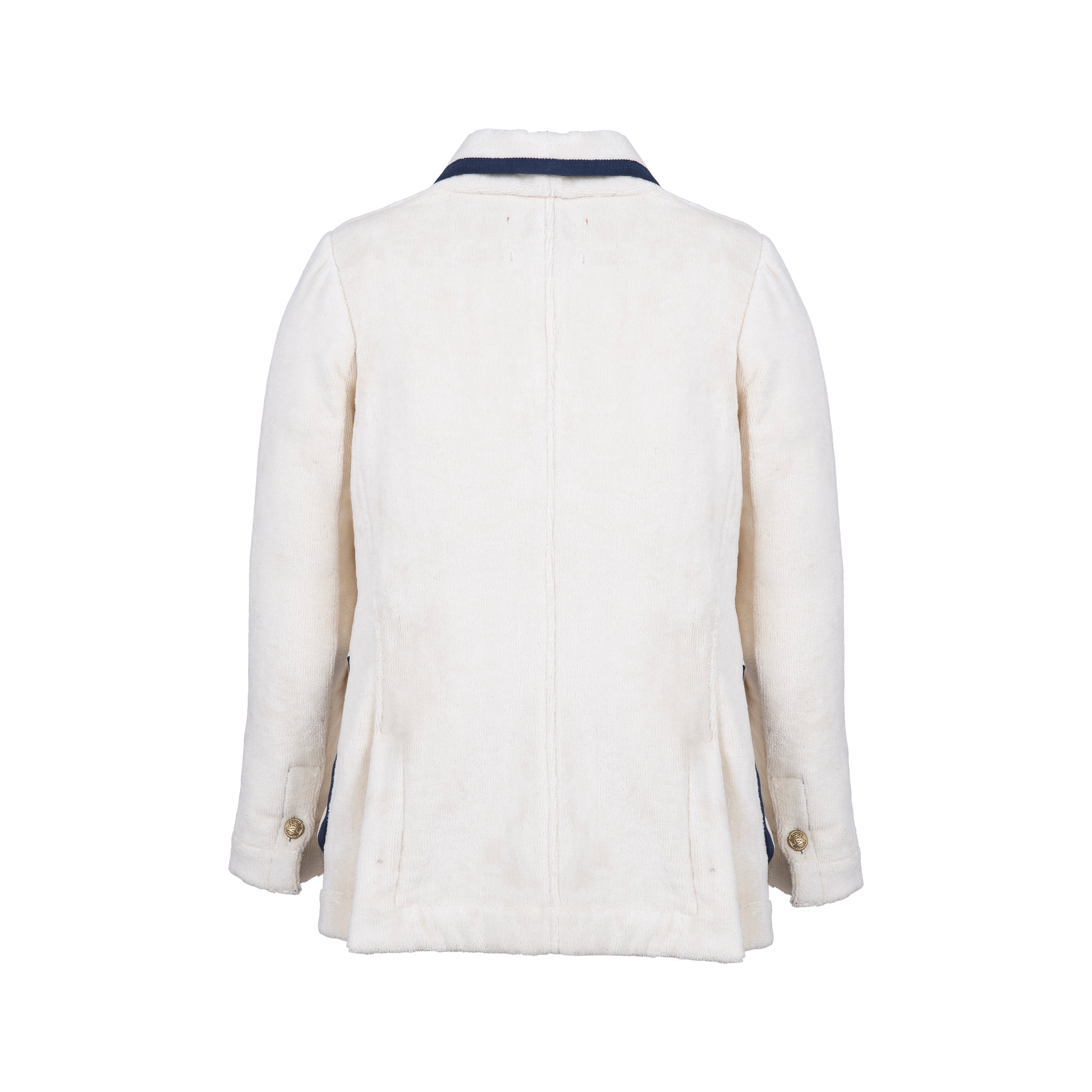 Junior Blazer - OFF WHITE/NAVY