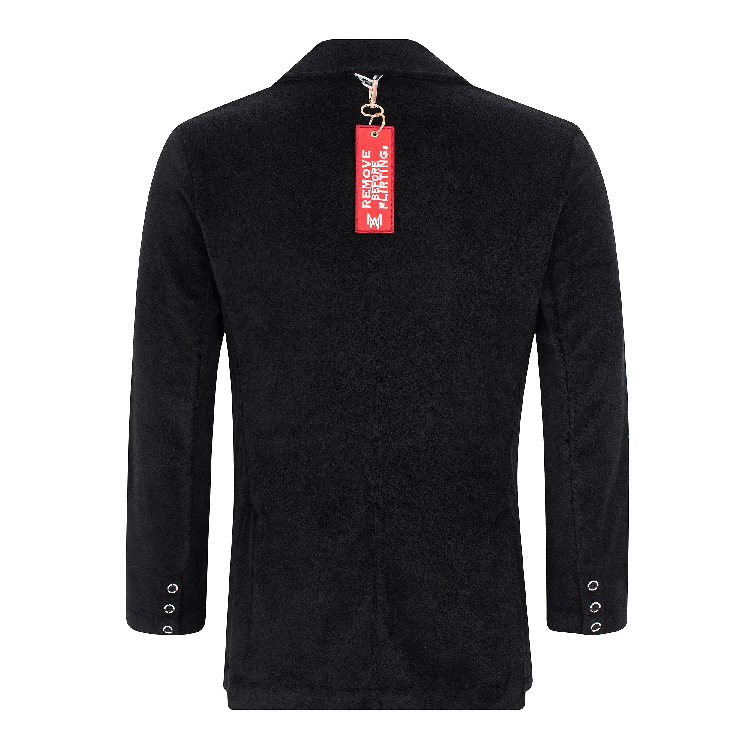 LIMITED EDITION 209MARE x TOM CLAEREN SUPERLEGGERA DOUBLE BREASTED BLAZER - BLACK