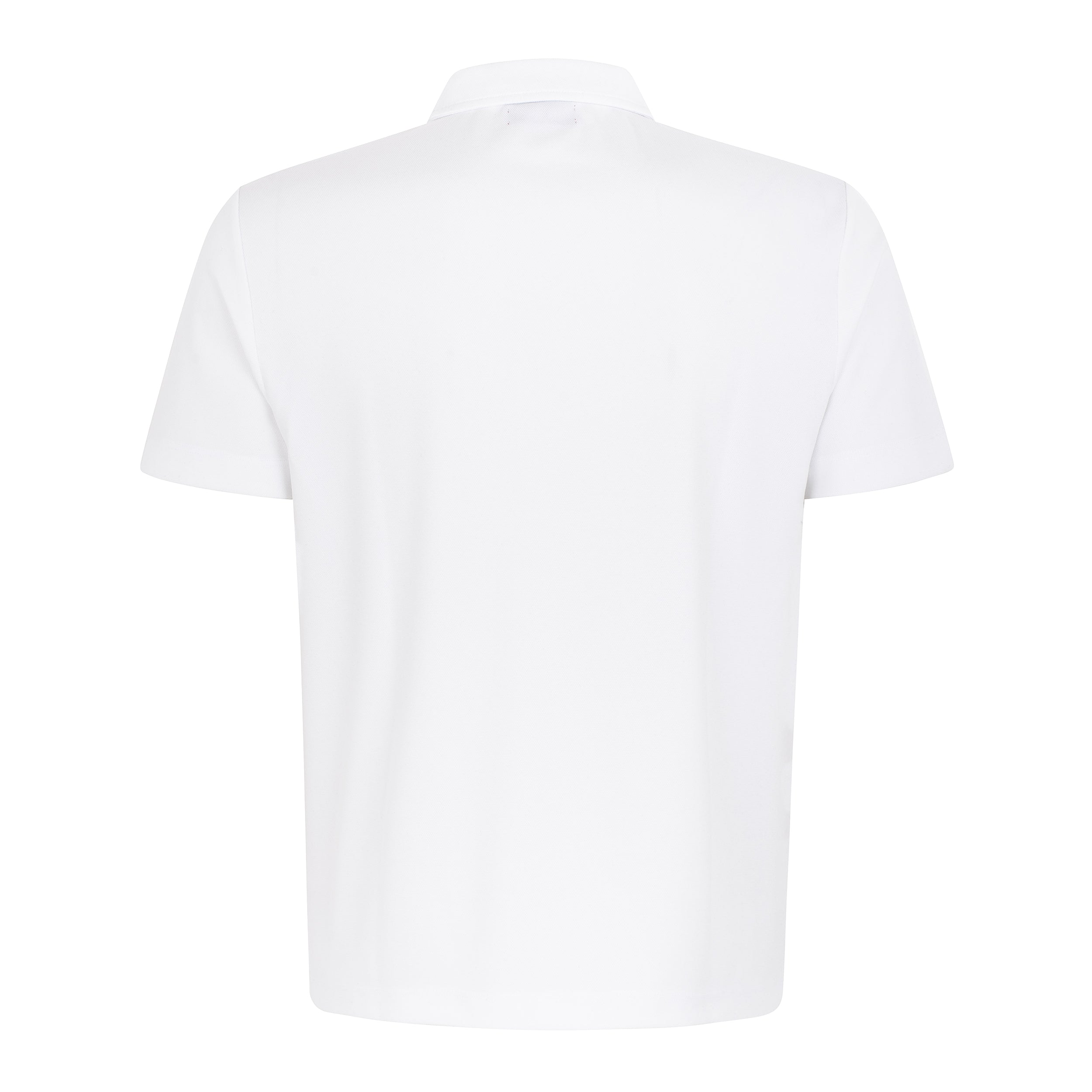 MAN POLO SNAPS PIQUET - WHITE