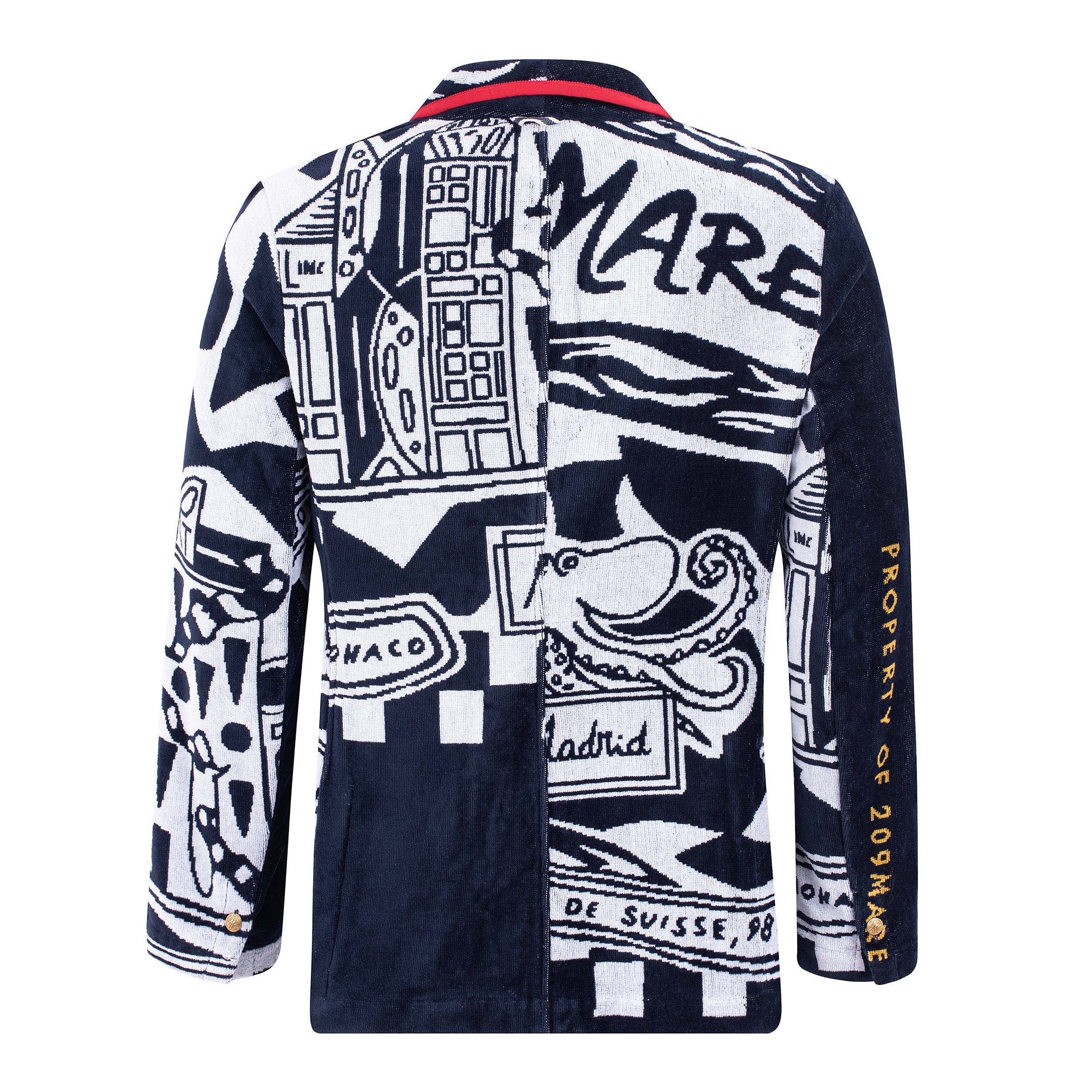 The Anjuna - Navy/Red