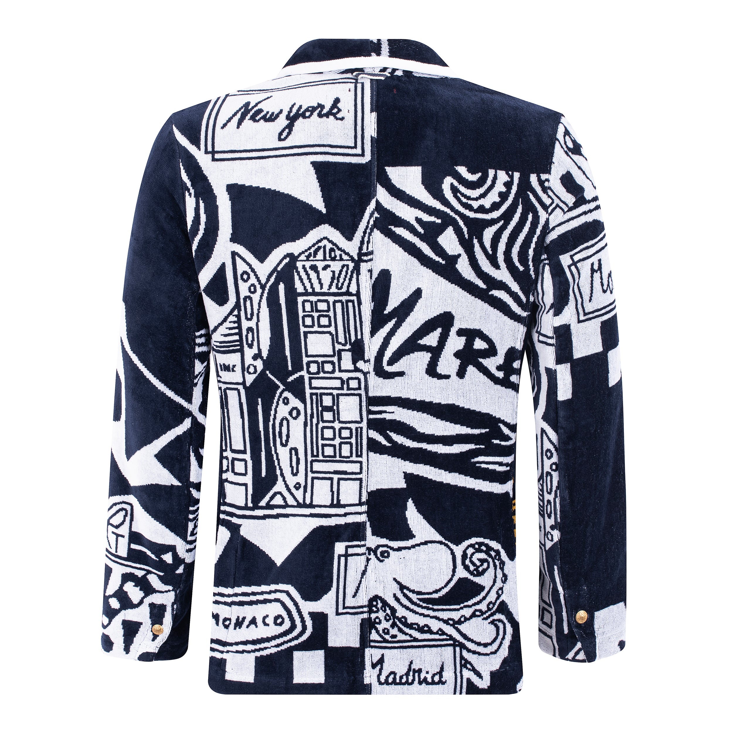 The Anjuna - Navy/White