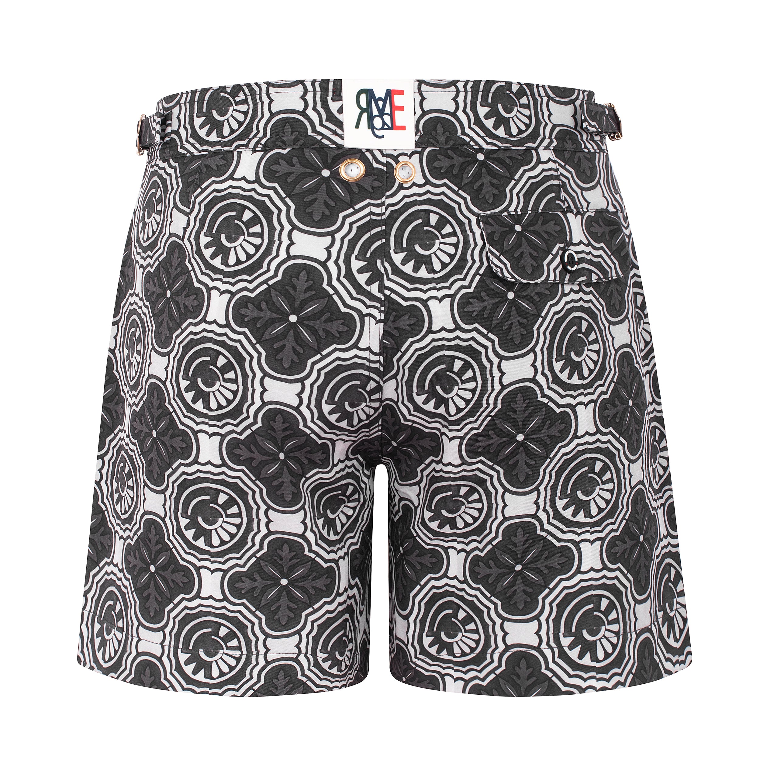 Swim Shorts - Azulejo Black