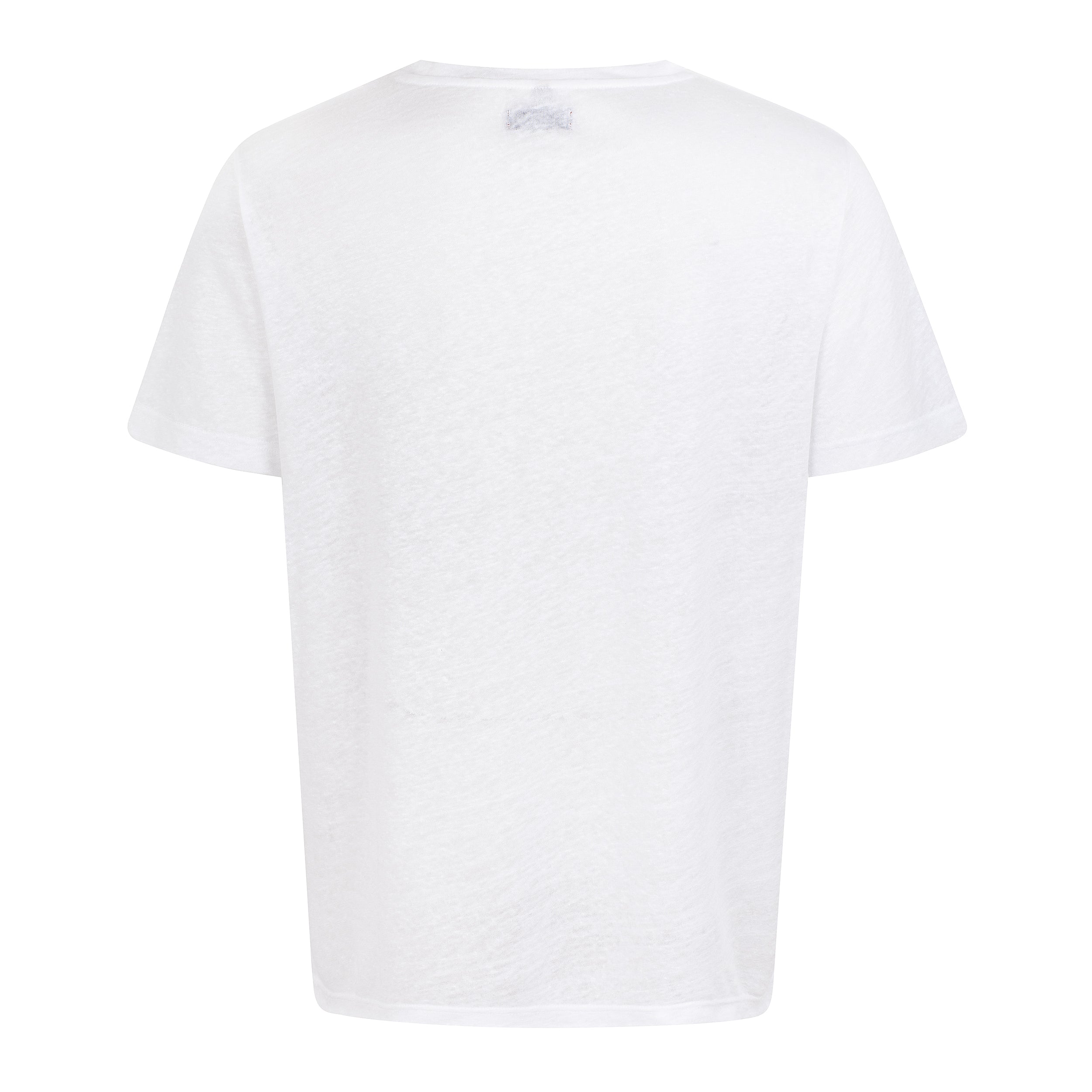 MAN T-SHIRT LINEN - OFF-WHITE