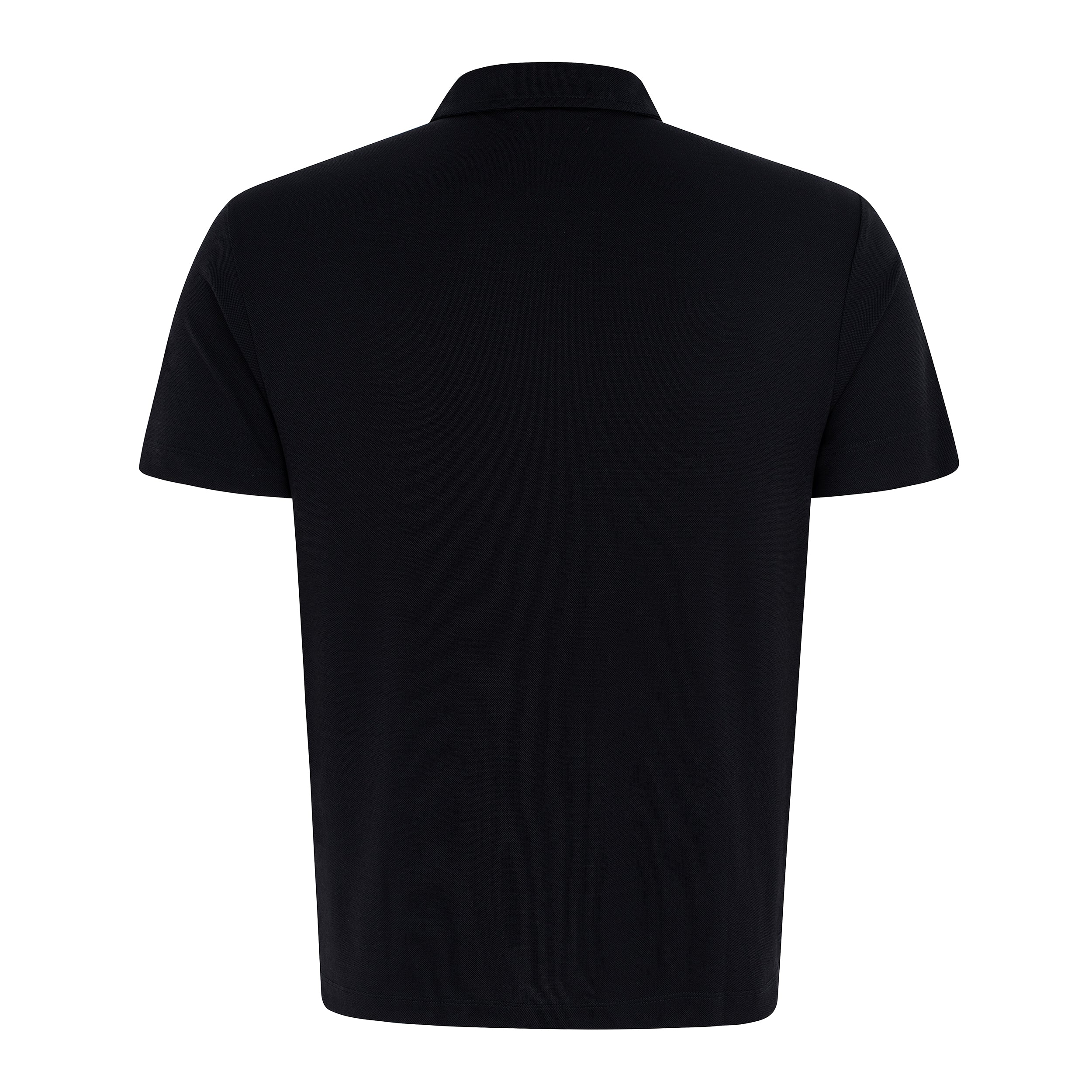 MAN POLO SNAPS PIQUET - BLACK