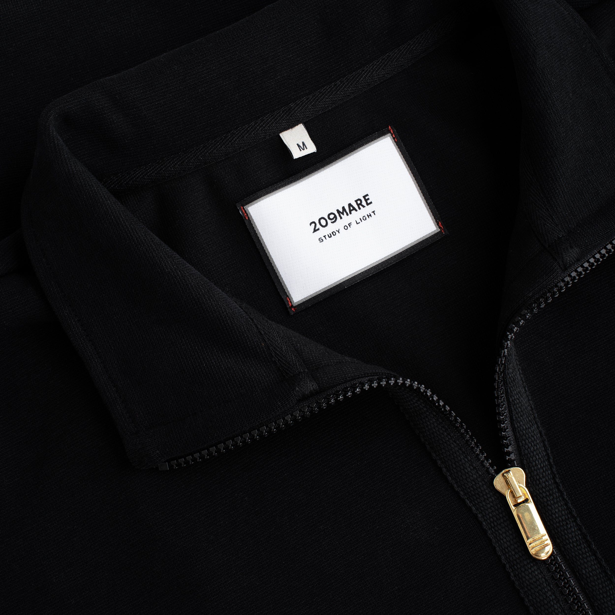 MAN 1/4 zip RIB - ONYX