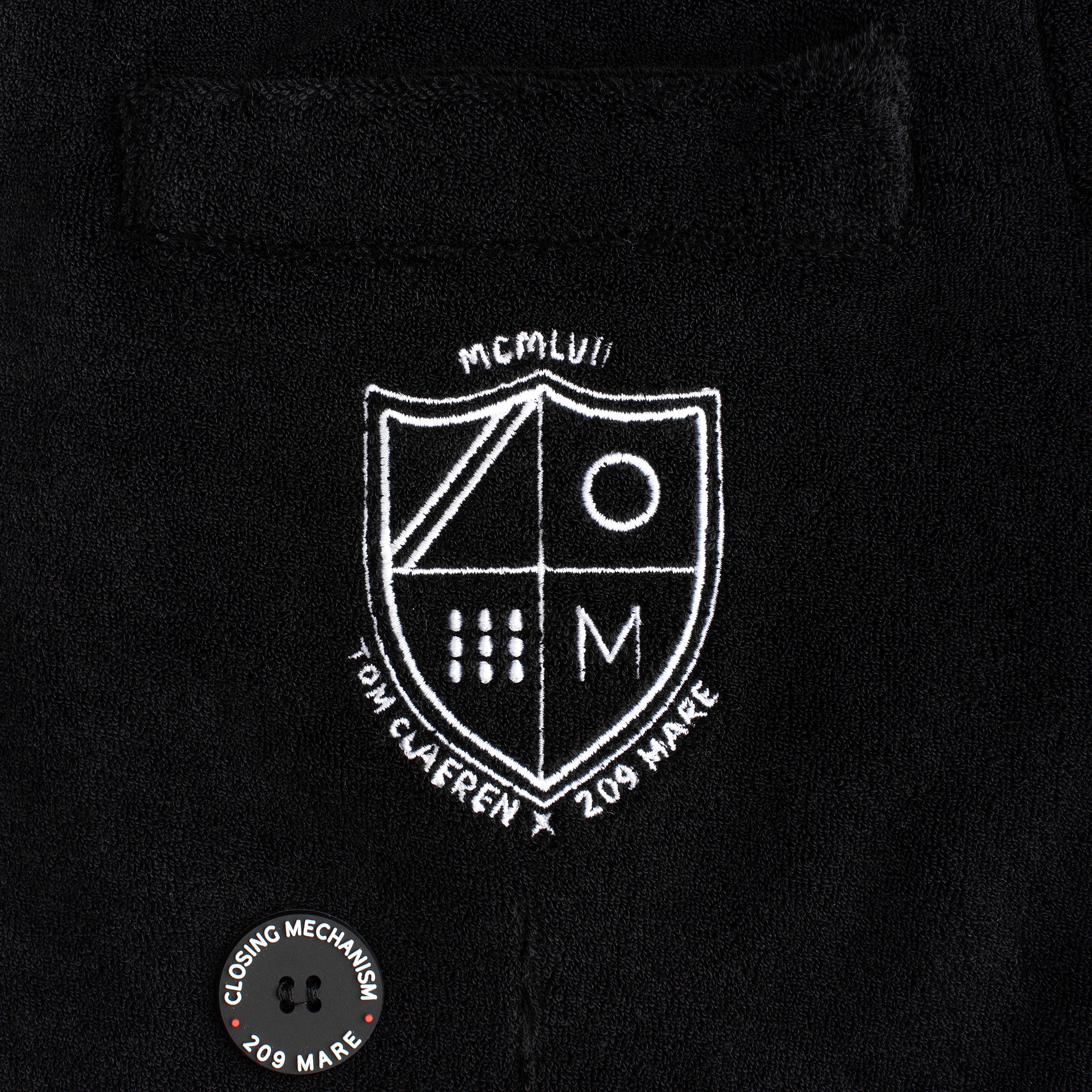 LIMITED EDITION 209MARE x TOM CLAEREN SUPERLEGGERA DOUBLE BREASTED BLAZER - BLACK