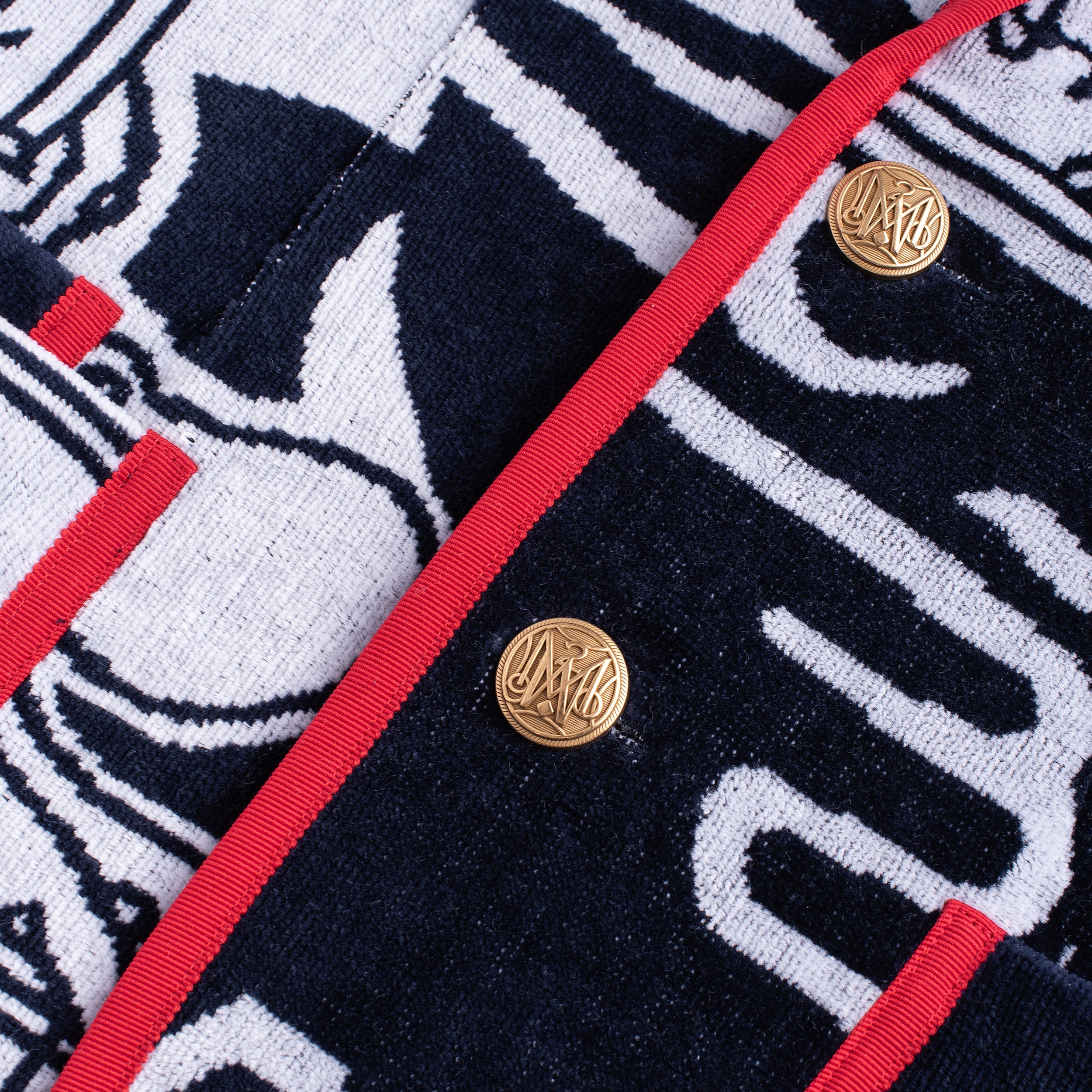 The Anjuna - Navy/Red