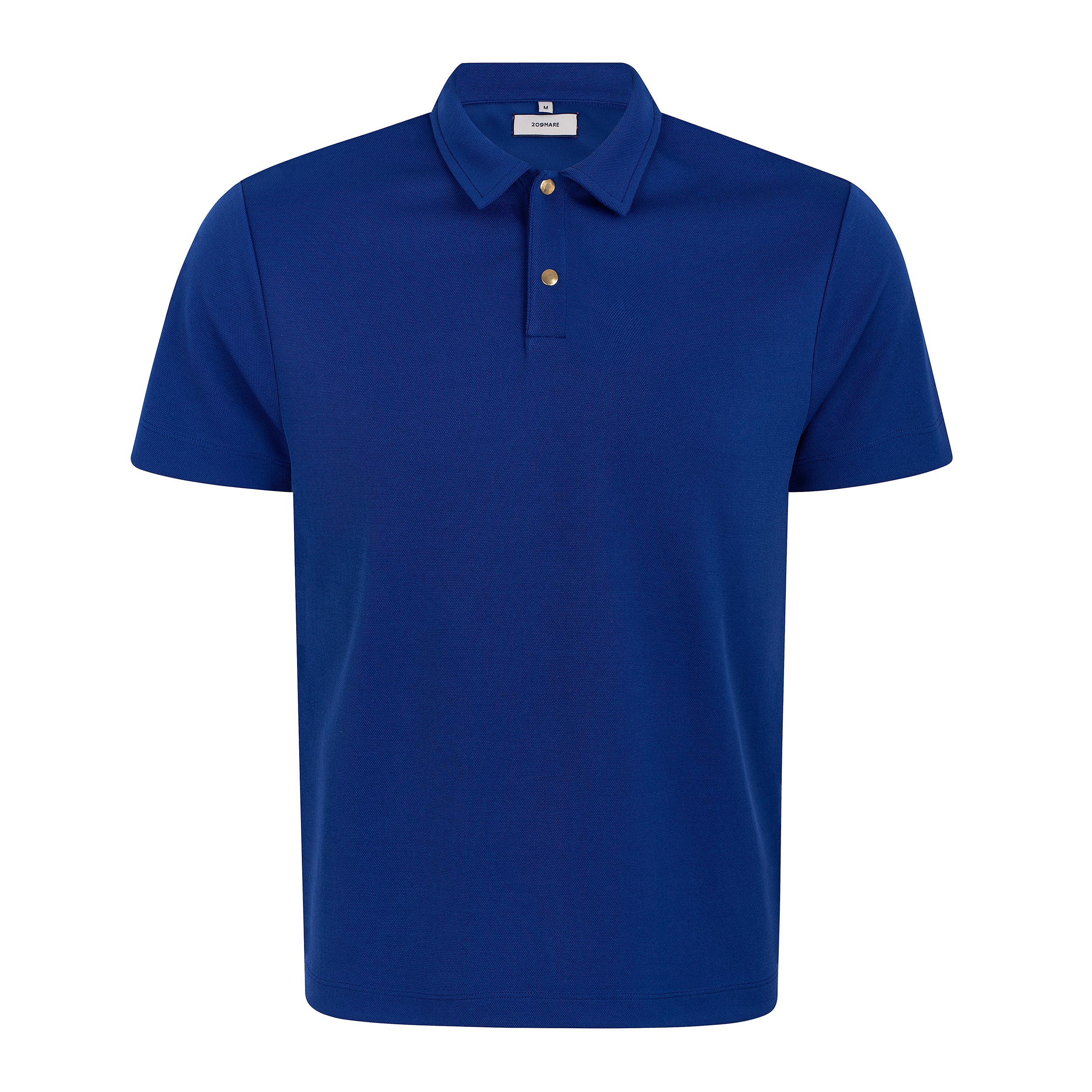 MAN POLO SNAPS PIQUET - BLUE