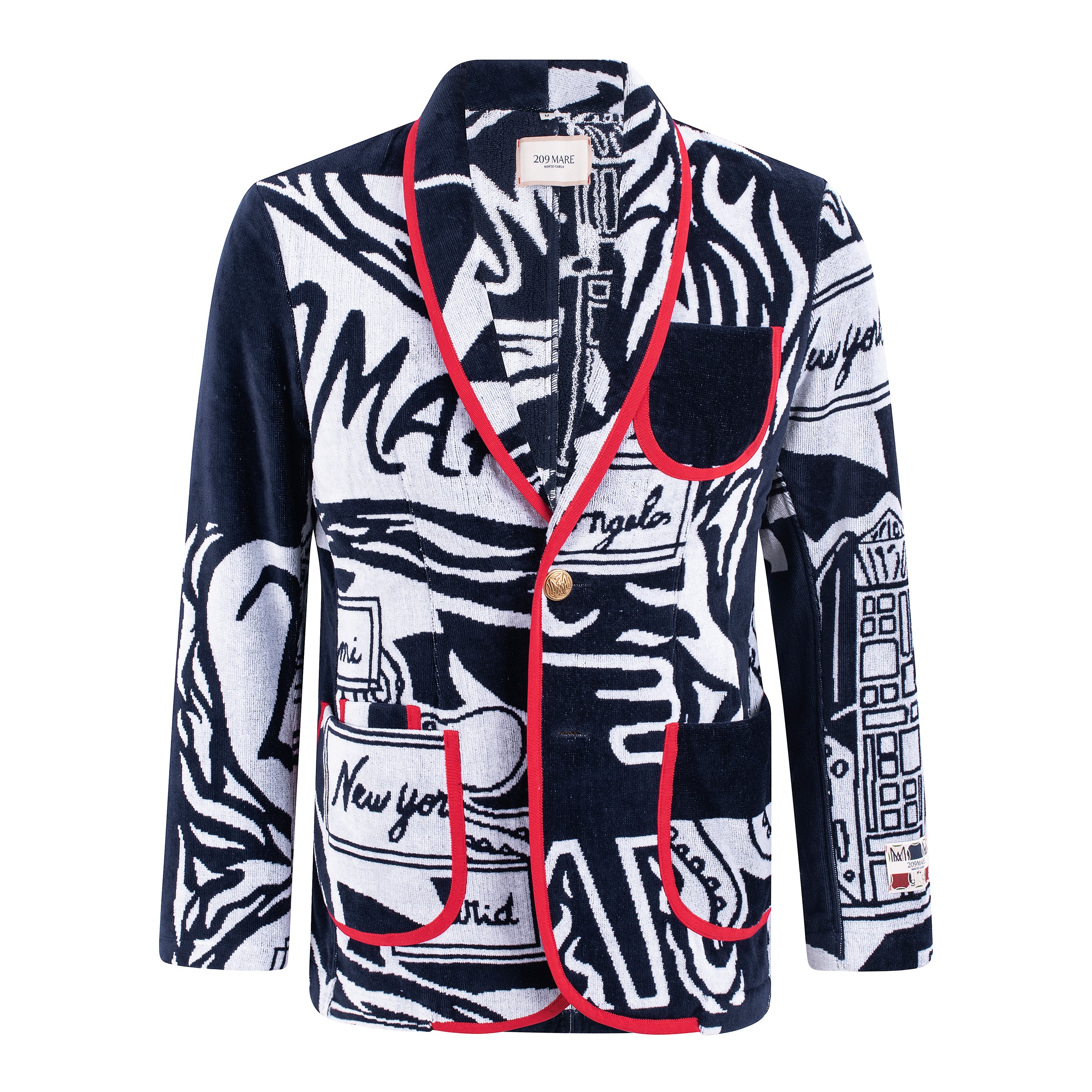 The Anjuna - Navy/Red