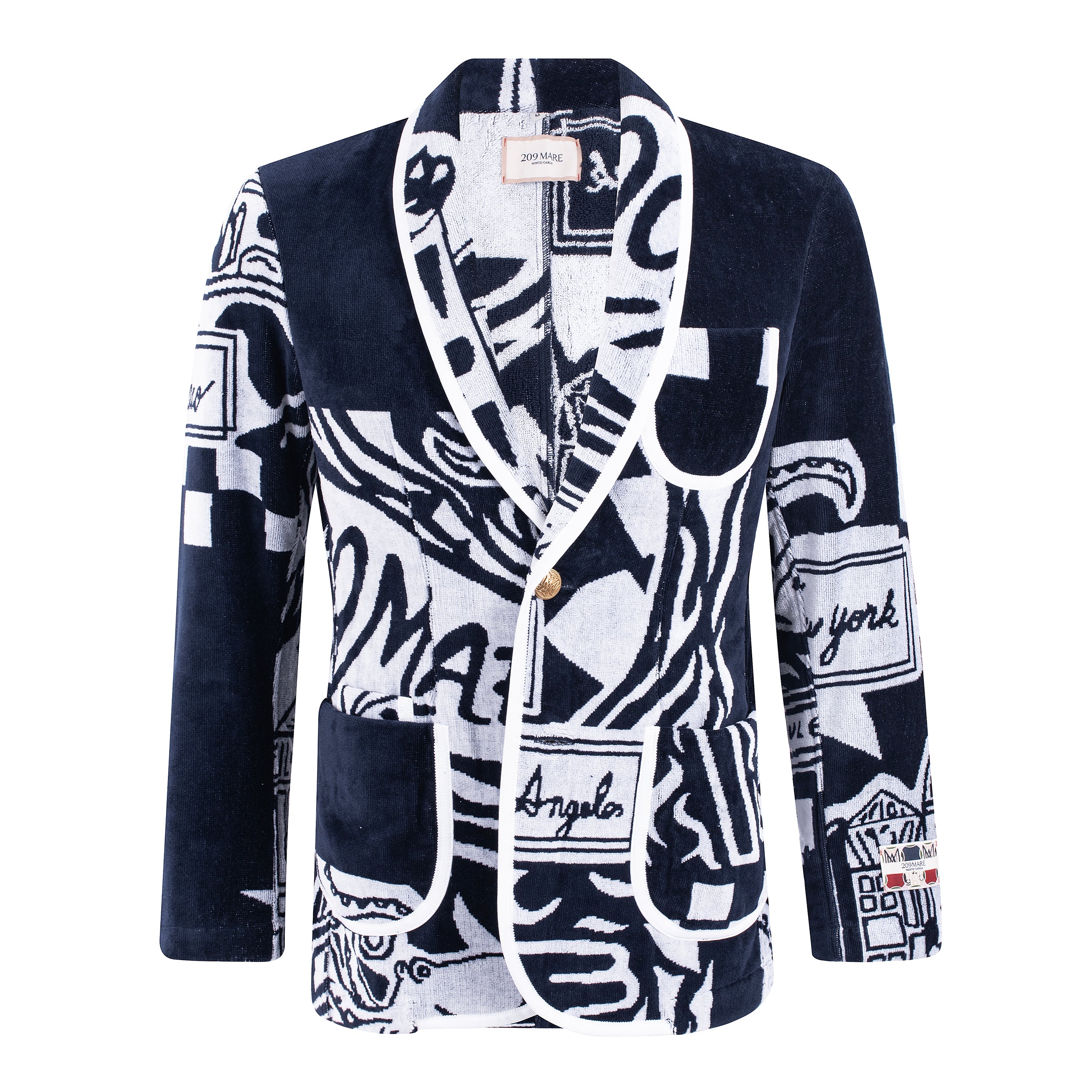 The Anjuna - Navy/White