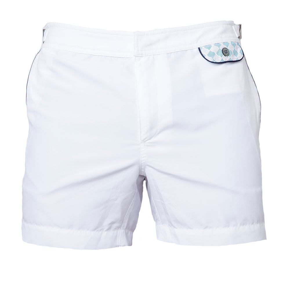 Larvotto Swim Shorts - White
