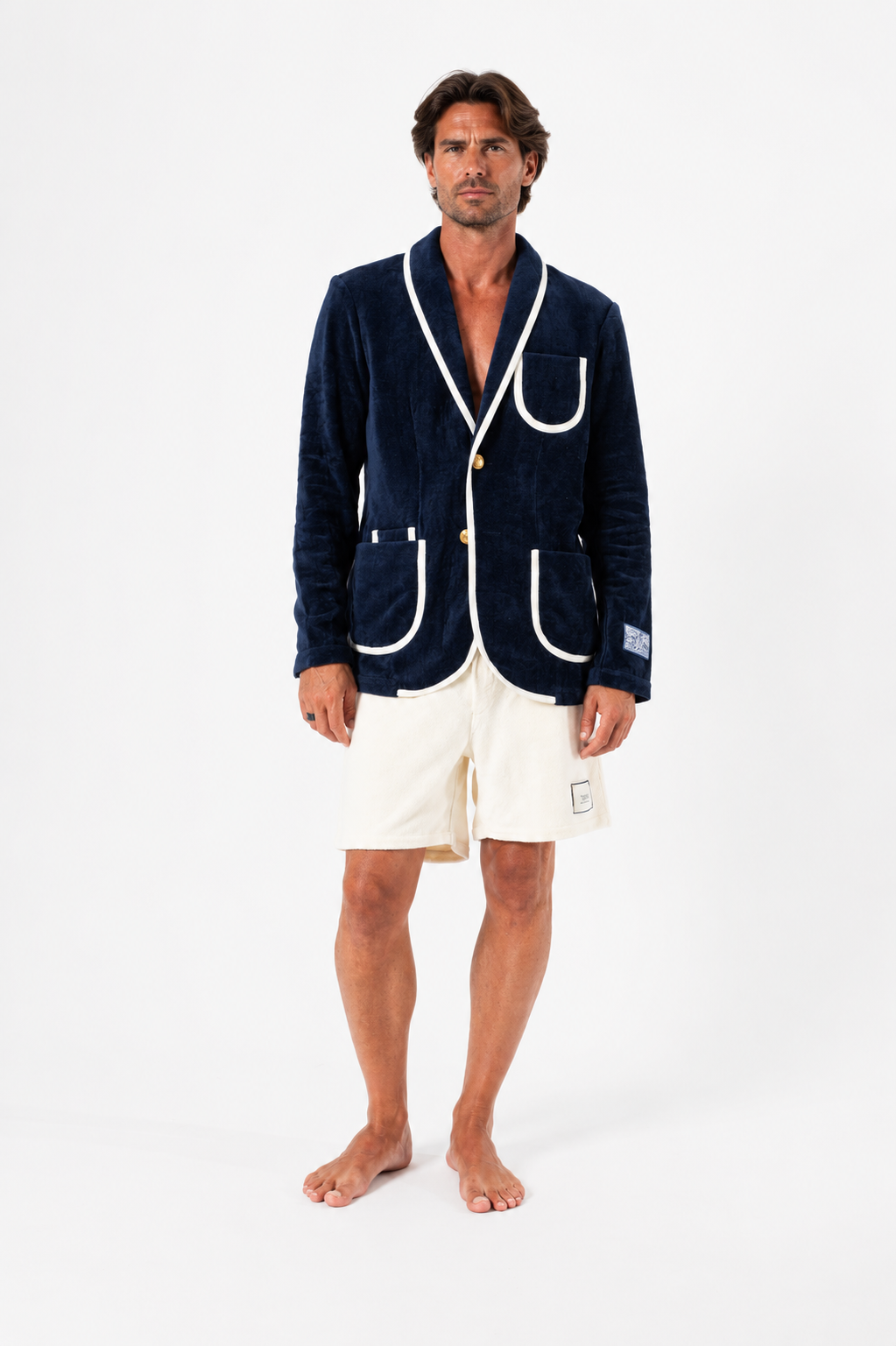 The Anjuna - Navy / Off-White