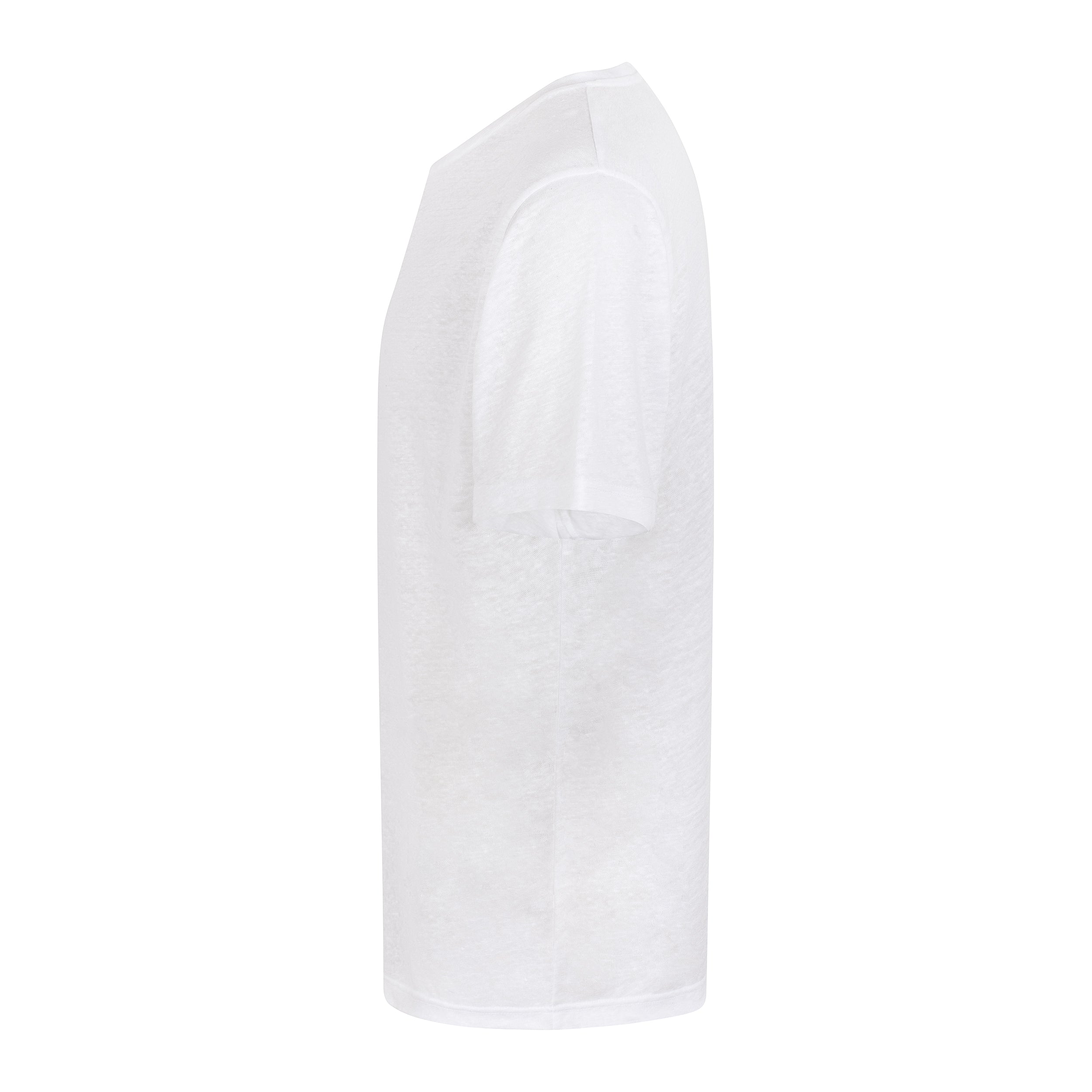 MAN T-SHIRT LINEN - OFF-WHITE