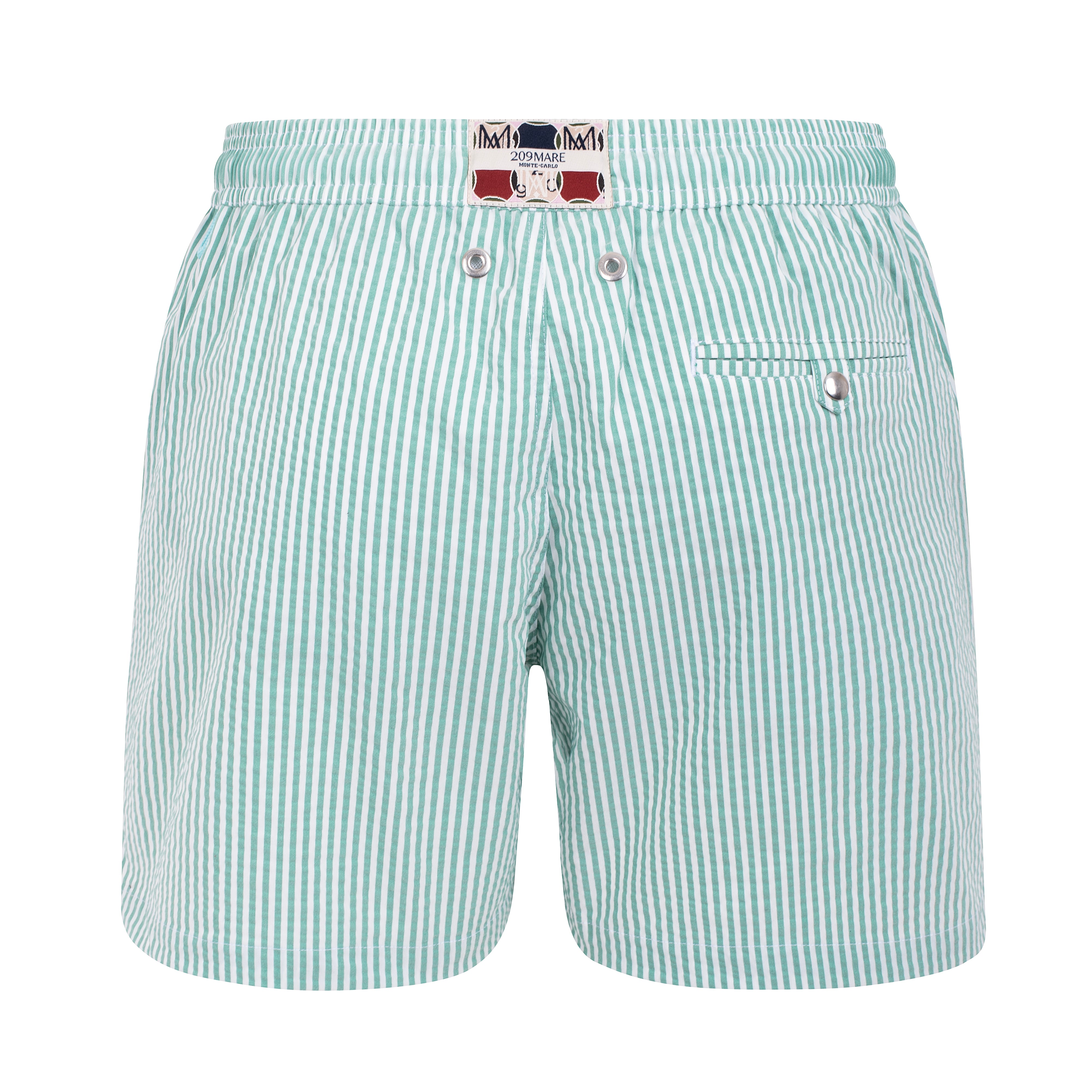 The Croisette Swim Shorts - Off White - Basil