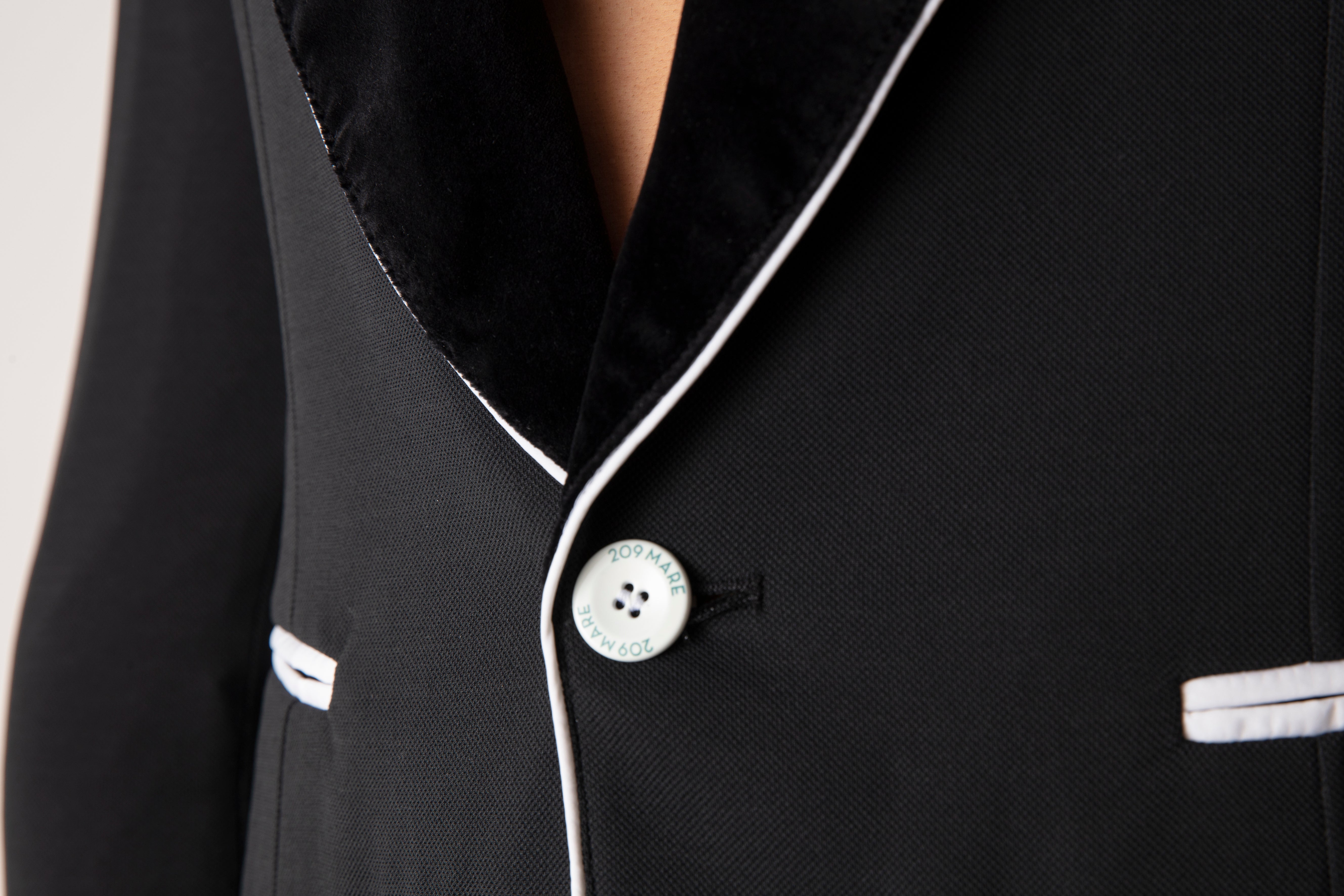 Paloma Crested Beach Blazer - Black - Black