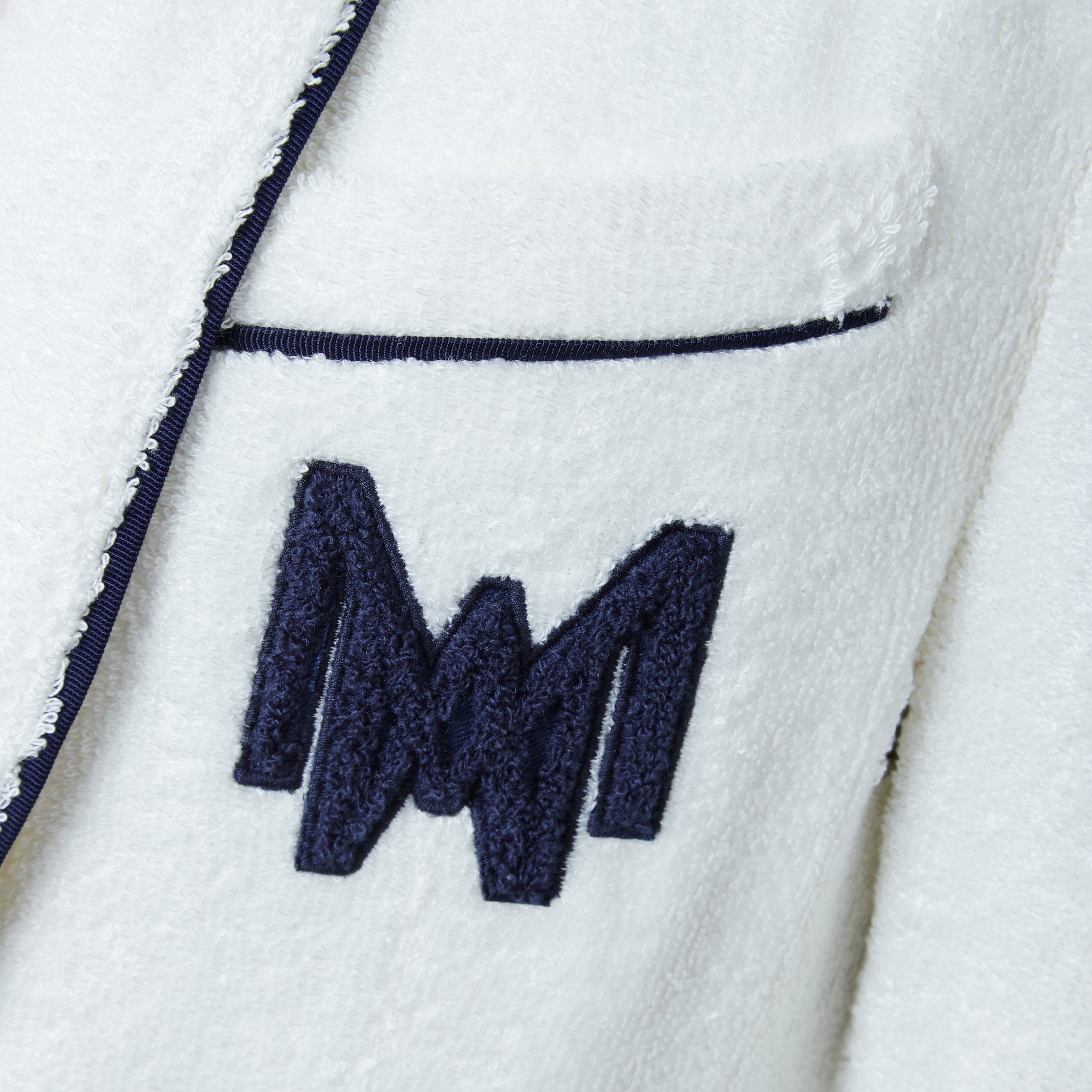 Le 55 Monogram - Vanilla - Navy Piping