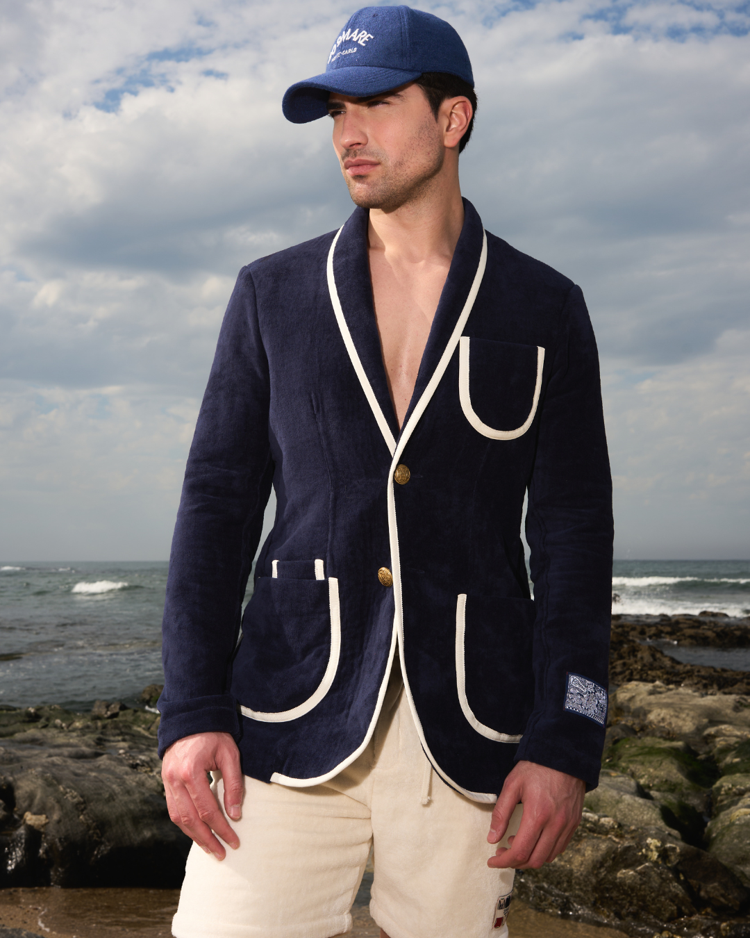 The Anjuna - Navy / Off-White