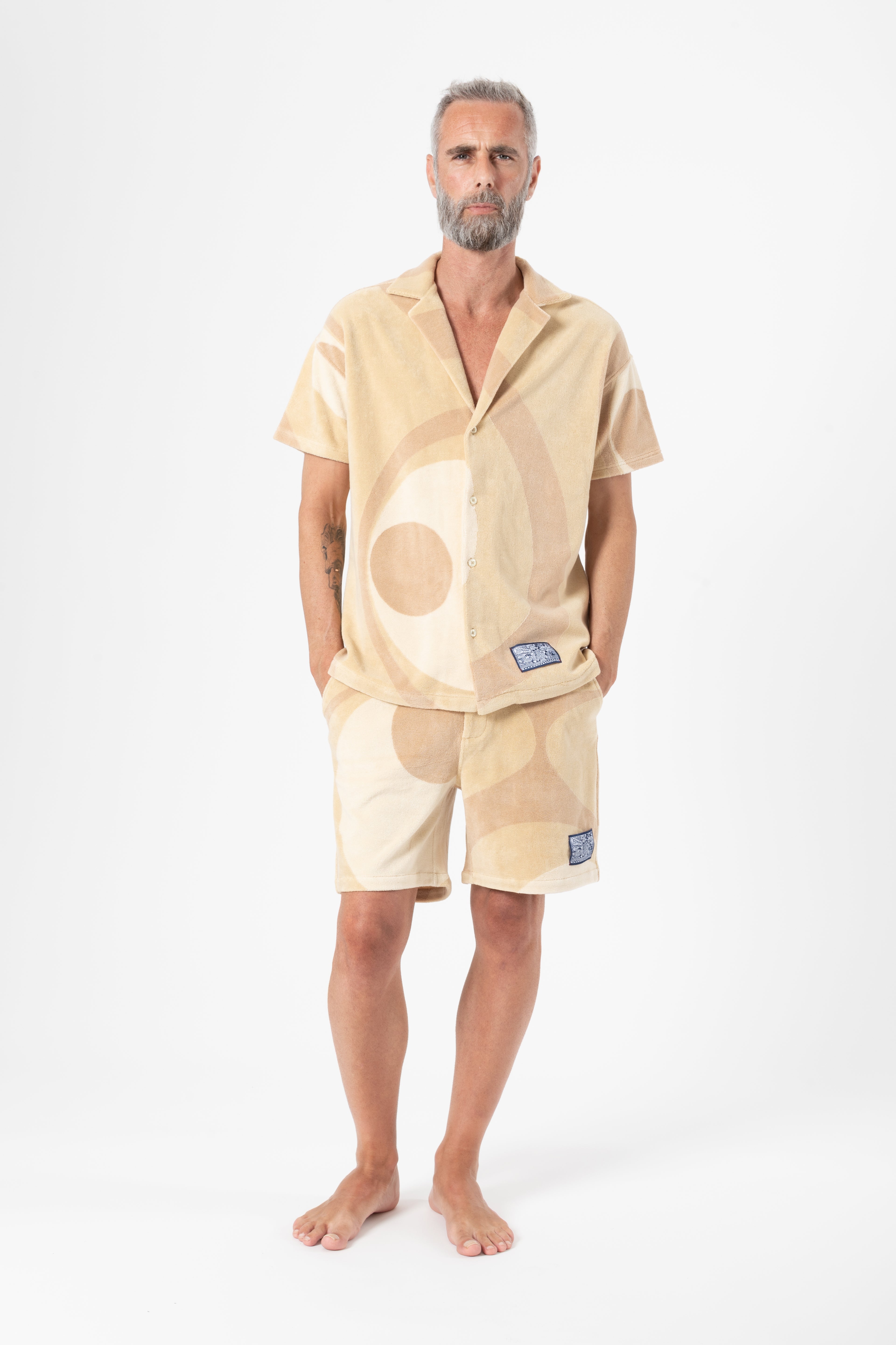 The Bohemian Jacquard Men - BEIGE