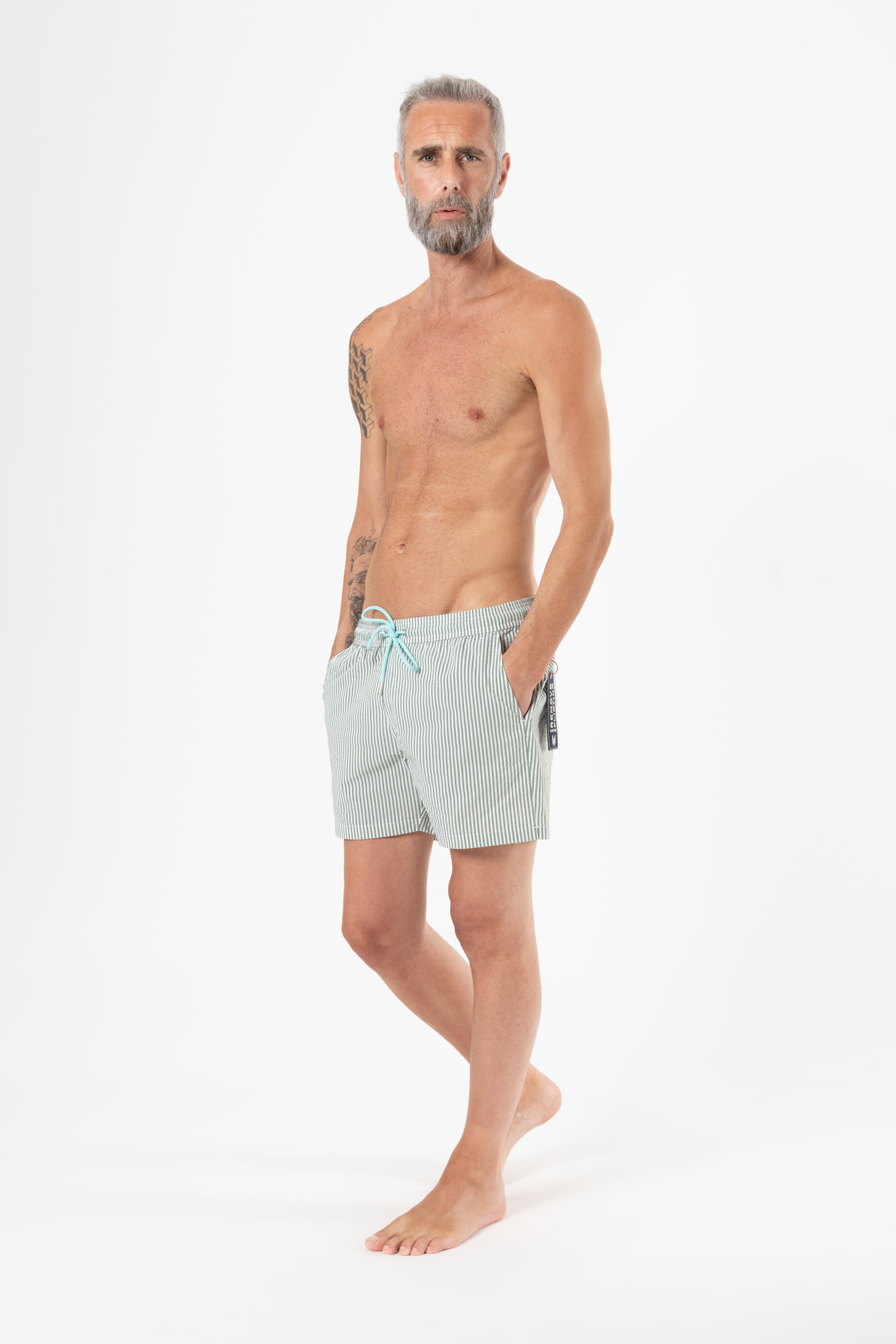 The Croisette Swim Shorts - Off White - Eclipse