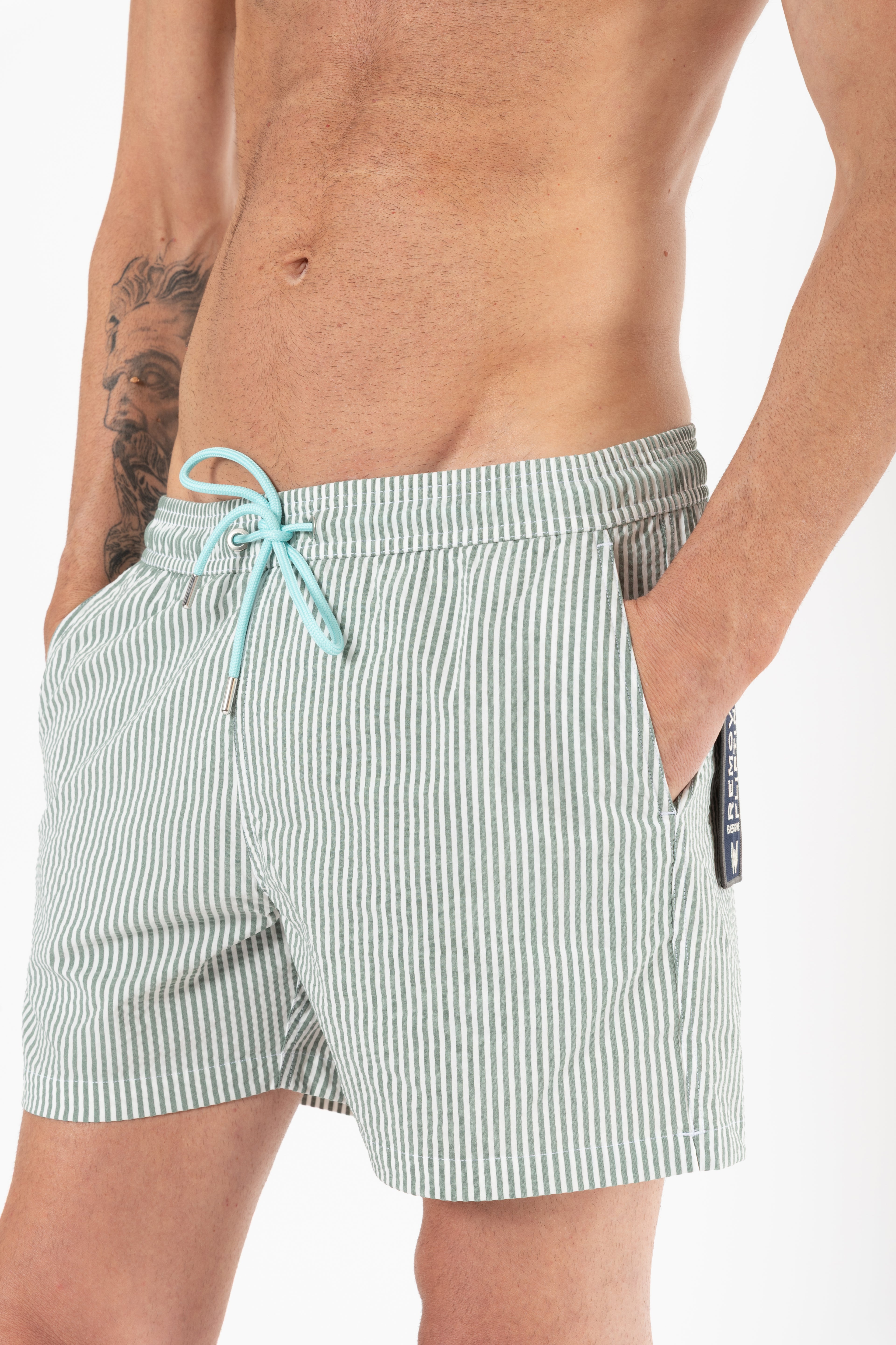 The Croisette Swim Shorts - Off White - Eclipse