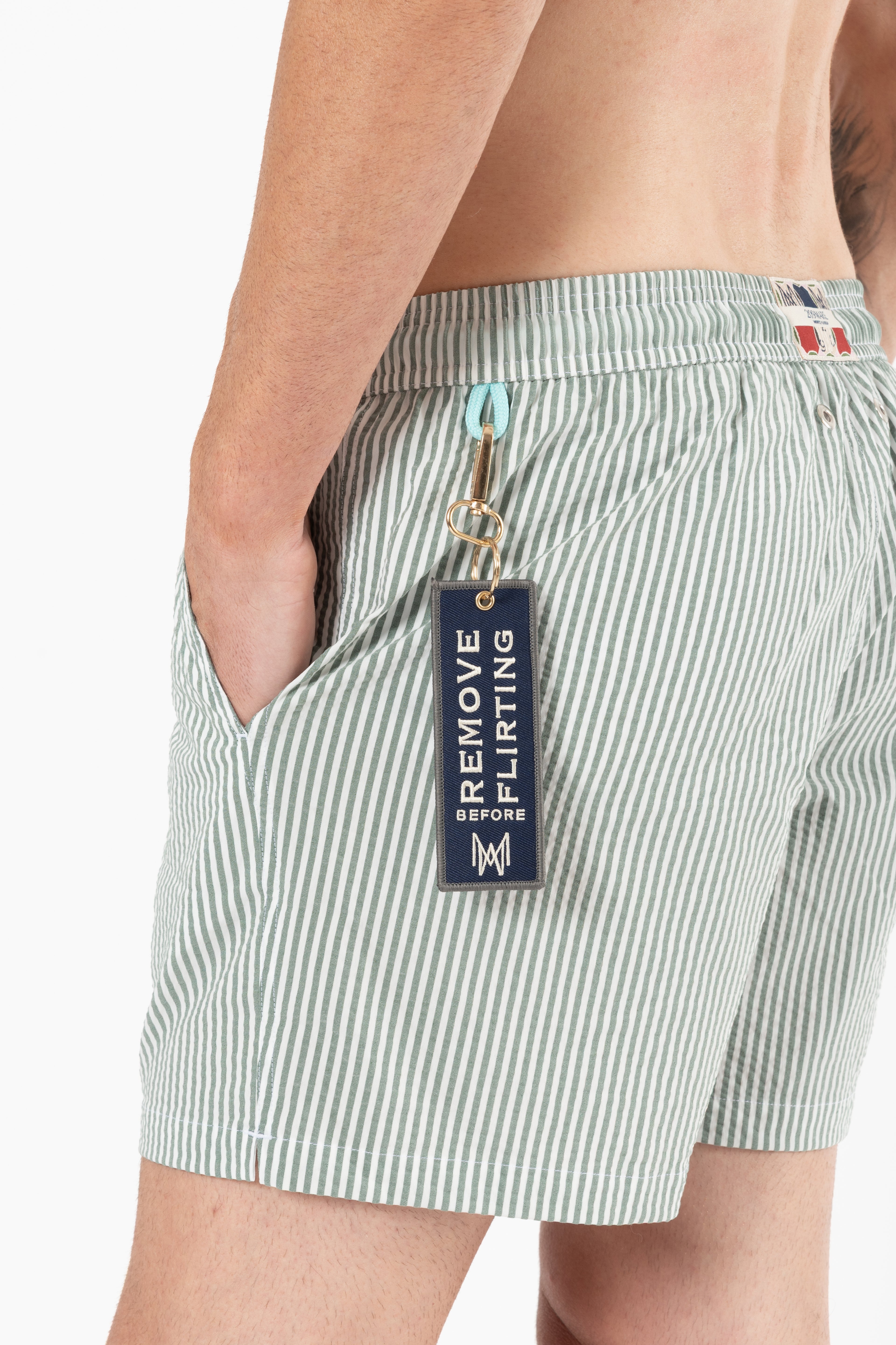 The Croisette Swim Shorts - Off White - Eclipse