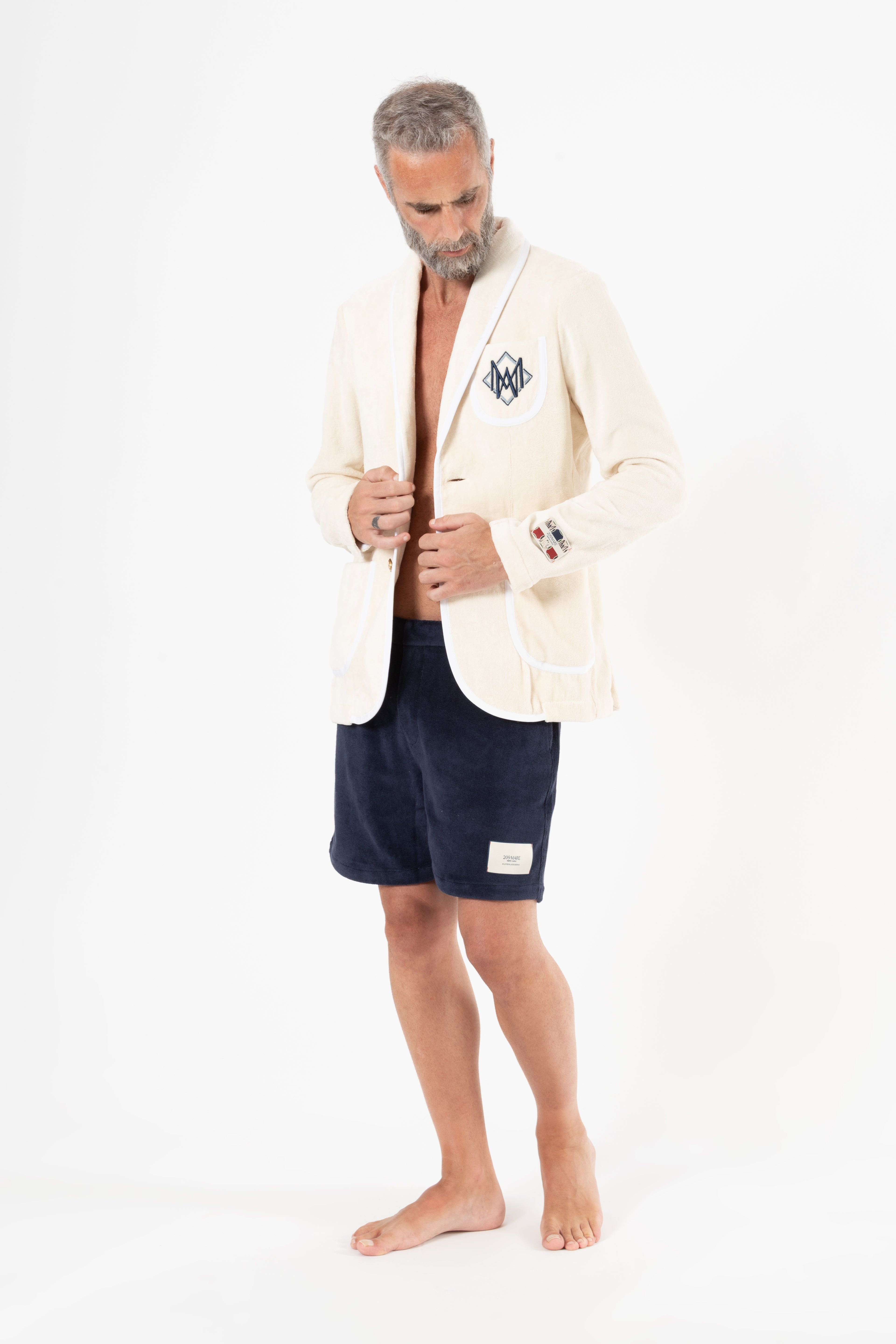 The Anjuna Monogram - Off White/White