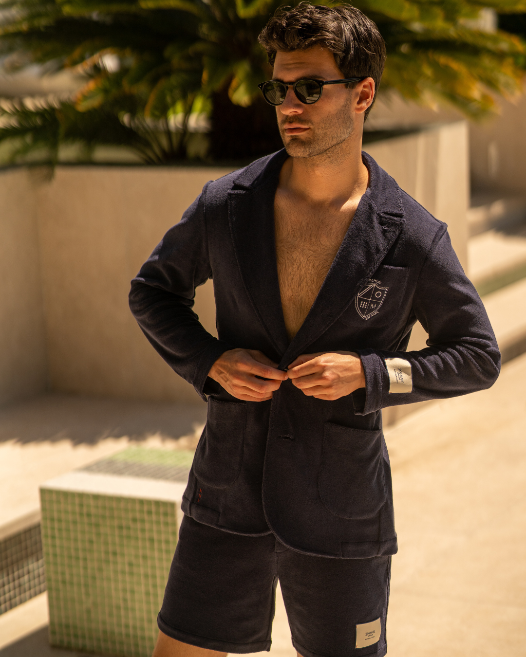 SUPERLEGGERA BLAZER - NAVY