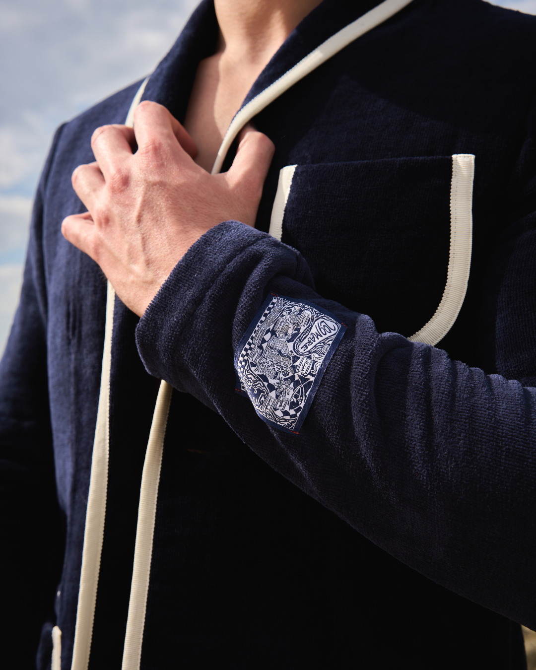 The Anjuna - Navy / Off-White