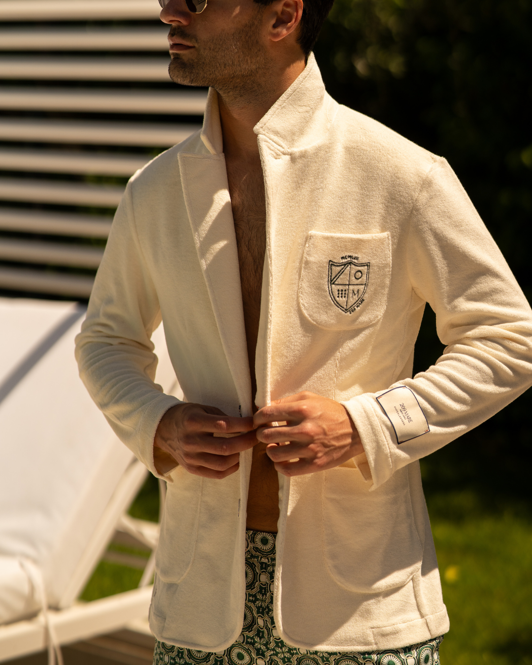 SUPERLEGGERA BLAZER - OFF WHITE