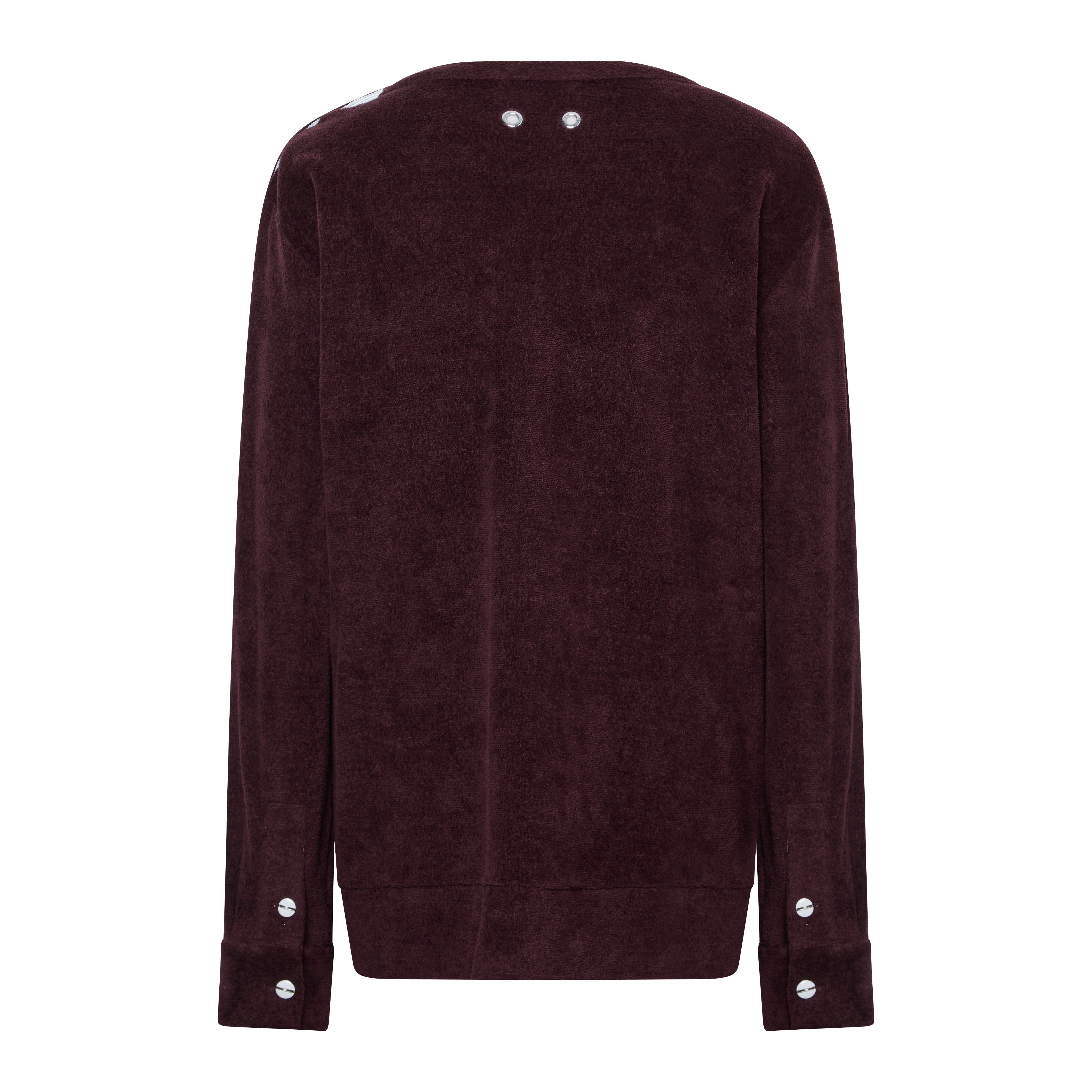 Byblos Crew-Neck Sweater - Burgundy
