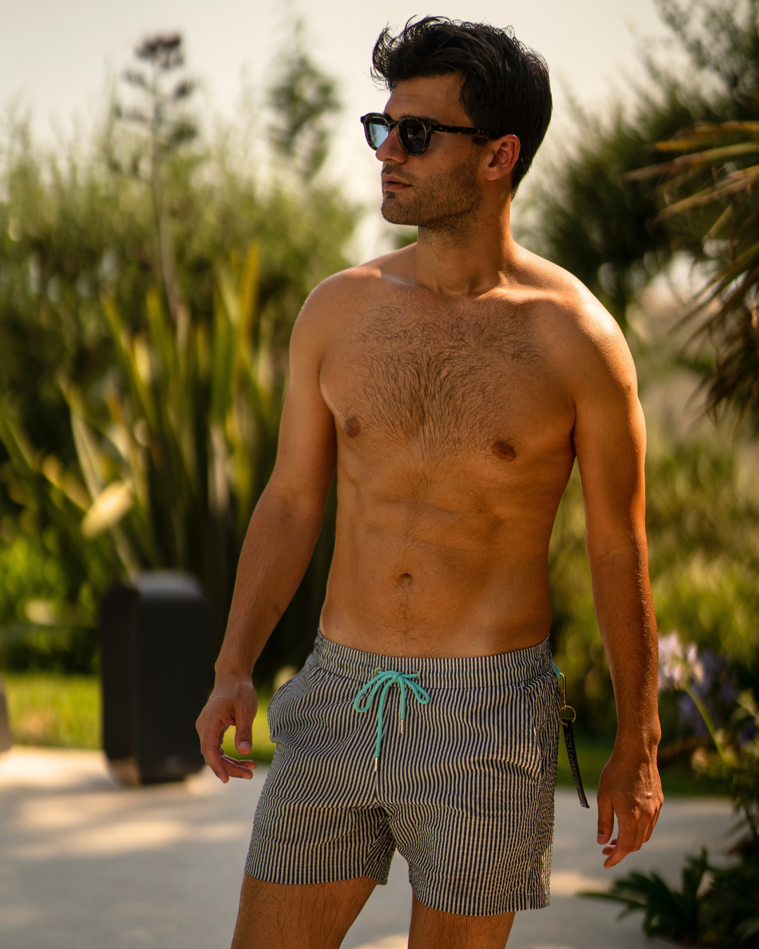 The Croisette Swim Shorts - Off White - Eclipse