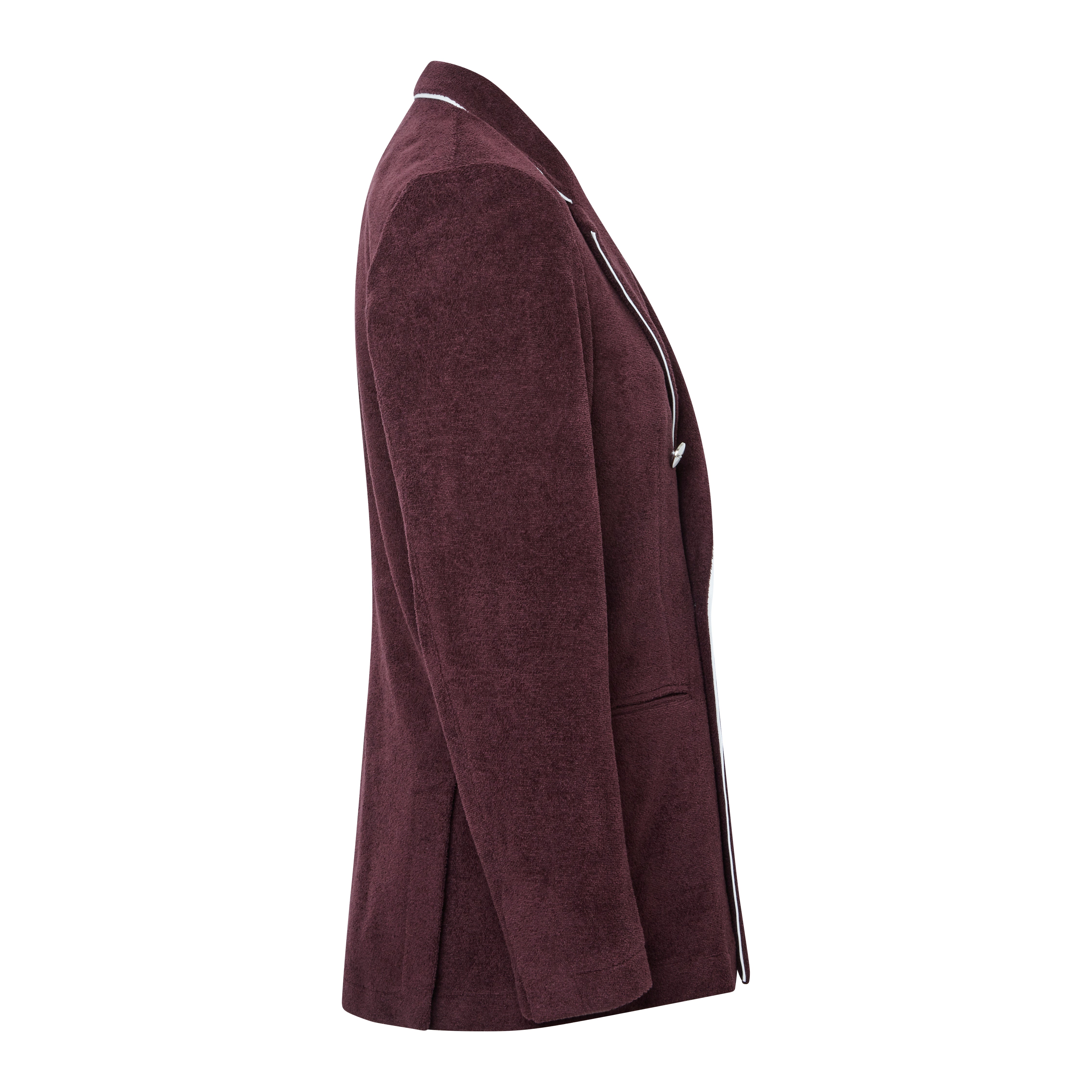 Solenzara Double Breasted Blazer - Burgundy